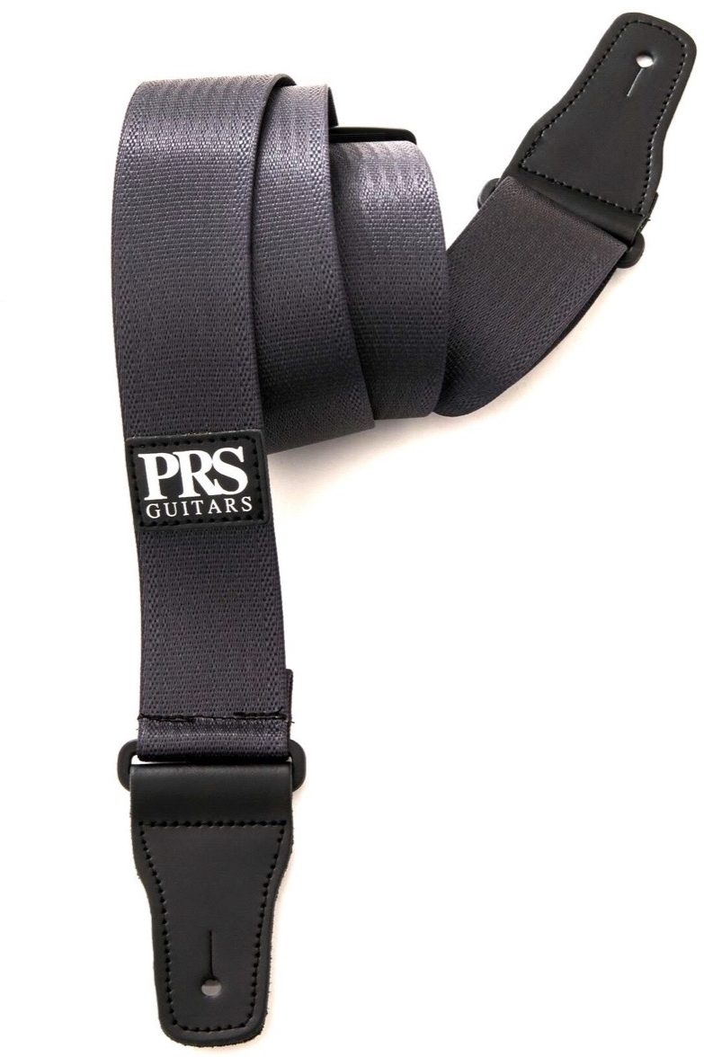 PRS Paul Reed Smith Charcoal Nylon Seatbelt Guitar Strap 1 PRS Paul Reed Smith Charcoal Nylon Seatbelt Guitar Strap