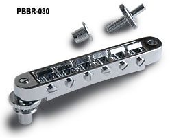 Gibson Nashville Tune-O-Matic Bridge with Assembly 1 Gibson Nashville Tune-O-Matic Bridge with Assembly