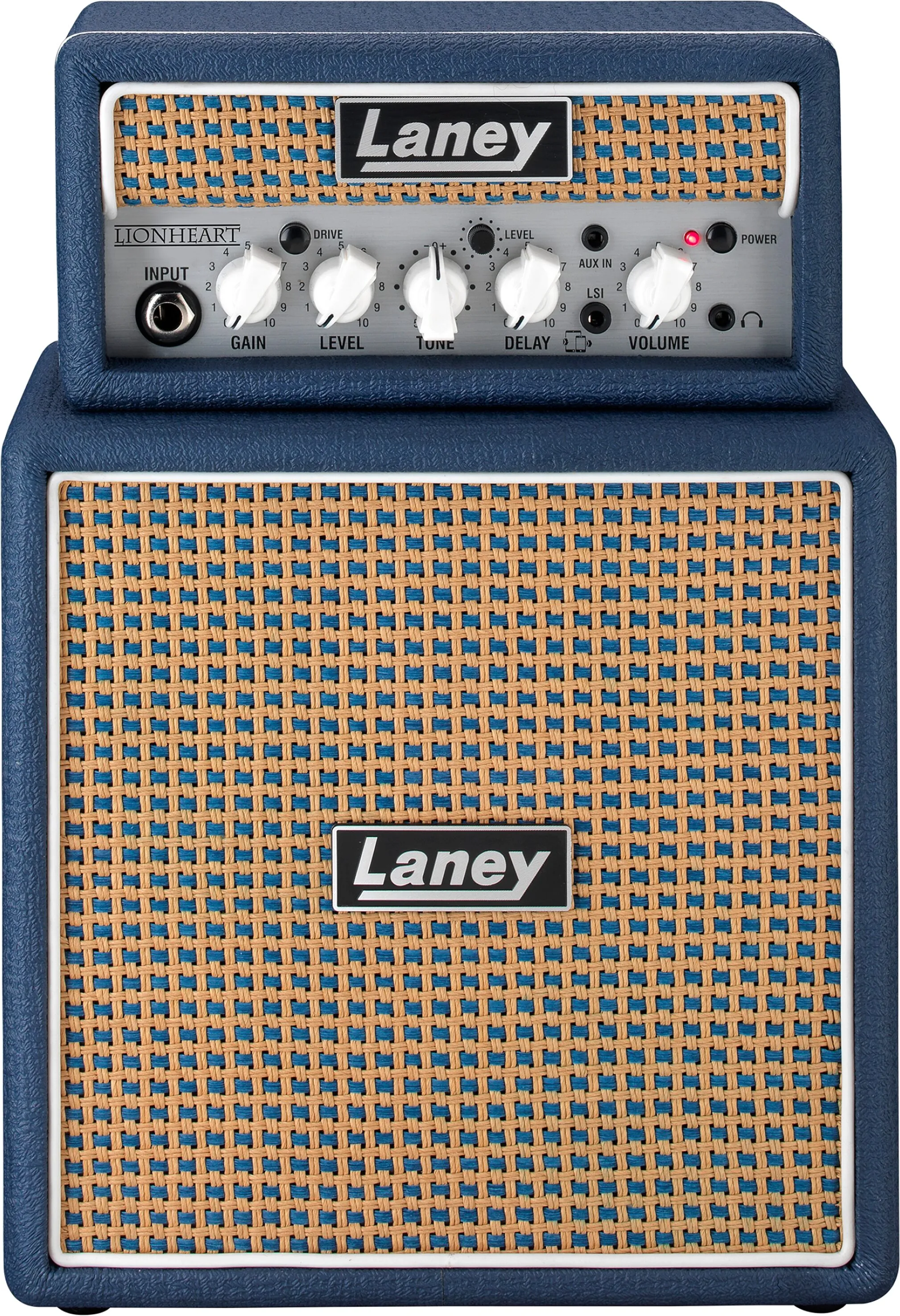 Laney Ministack-Lion Lionheart 4x3" Battery-Powered Guitar Amplifier 2 Laney Ministack-Lion Lionheart 4x3" Battery-Powered Guitar Amplifier