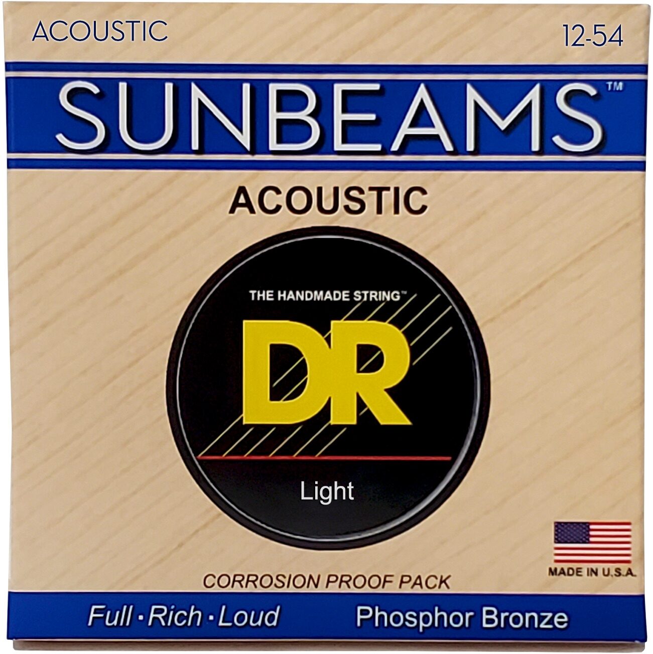DR Strings RCA-12 Sunbeam Acoustic Guitar Strings 1 DR Strings RCA-12 Sunbeam Acoustic Guitar Strings