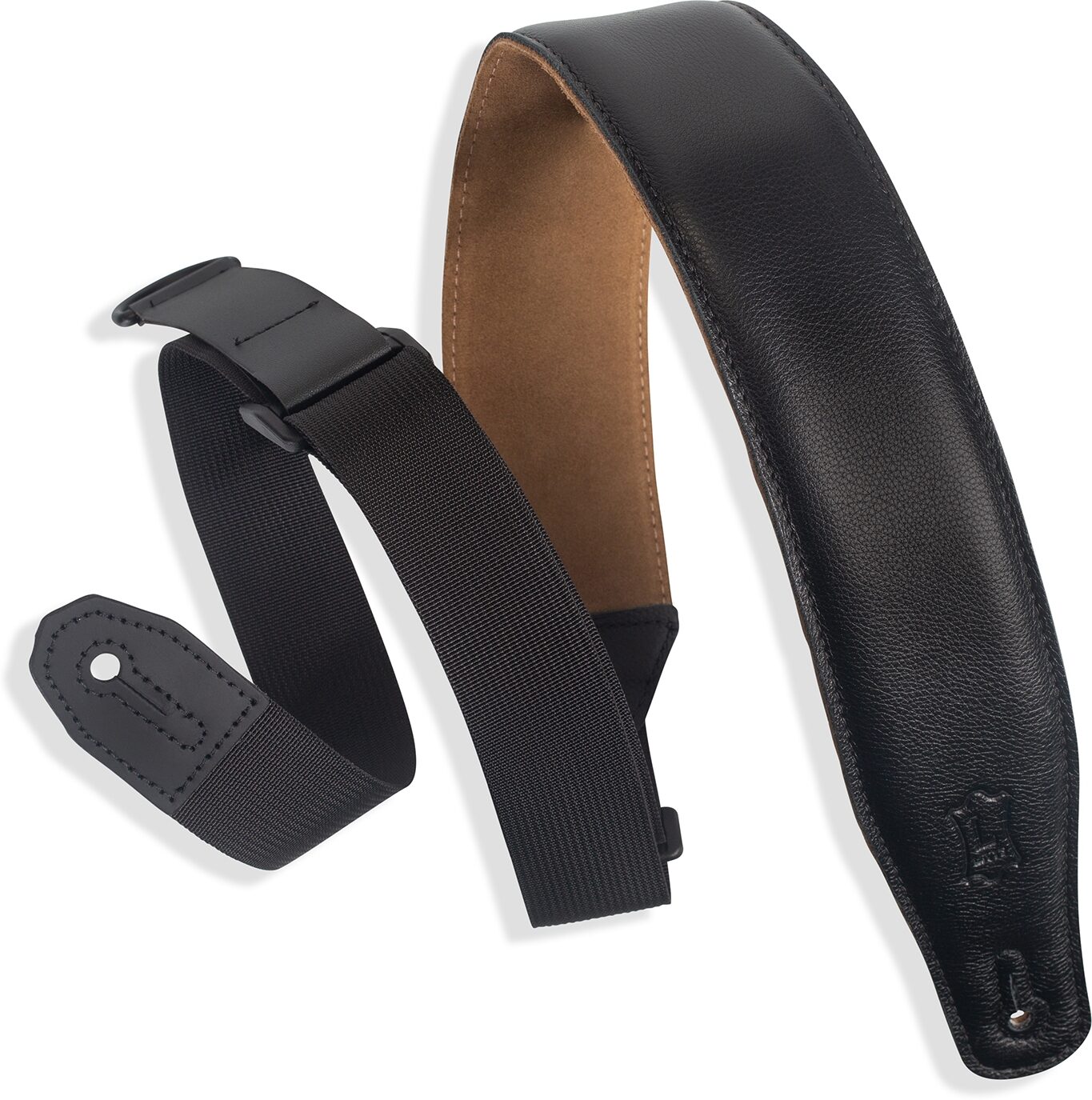 Levy's Right Height Leather Guitar Strap 1 Levy's Right Height Leather Guitar Strap