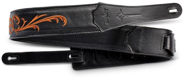 Taylor Nouveau 2.5" Embroidered Leather Guitar Strap 6 Taylor Nouveau 2.5" Embroidered Leather Guitar Strap