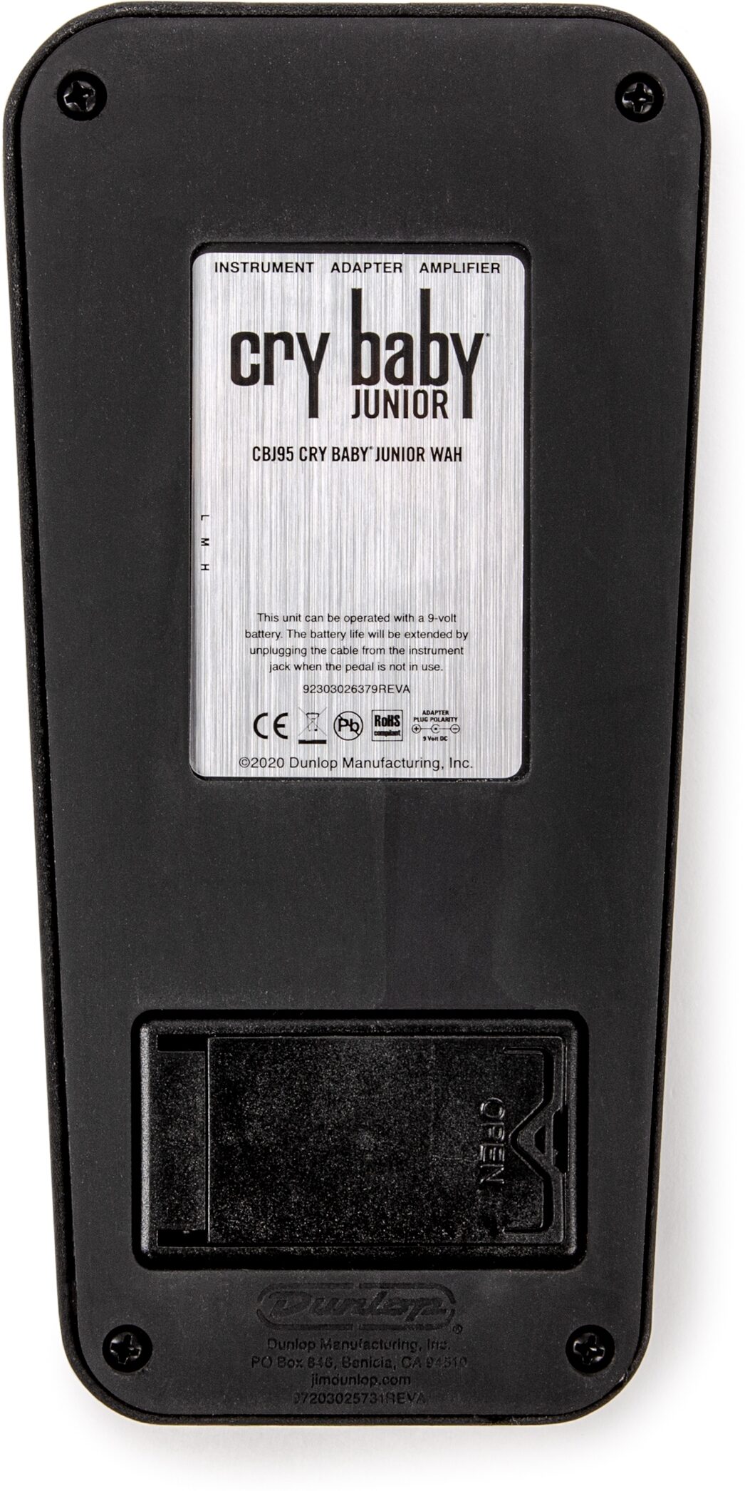 Dunlop CBJ95 Cry Baby Junior Wah Pedal 2 Dunlop CBJ95 Cry Baby Junior Wah Pedal
