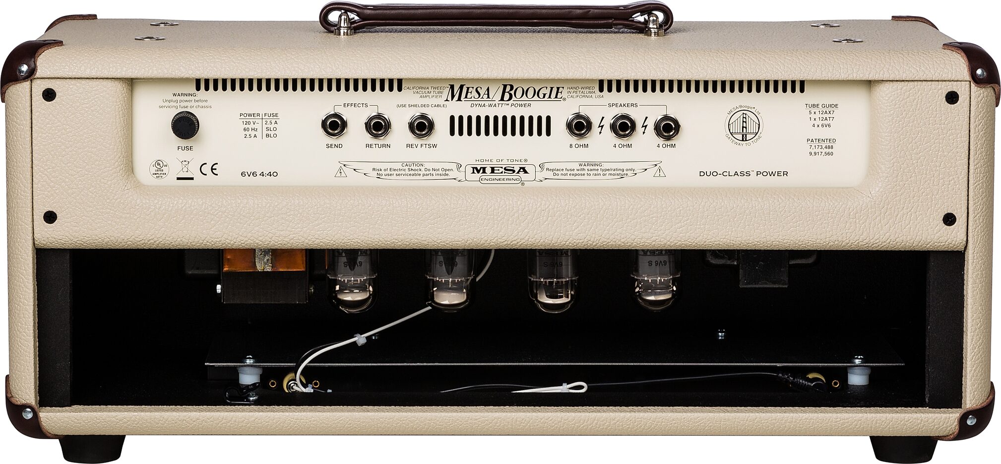 Mesa/Boogie California Tweed 6V6 4:40 Guitar Amplifier Head (2/40 Watts) 2 Mesa/Boogie California Tweed 6V6 4:40 Guitar Amplifier Head (2/40 Watts)