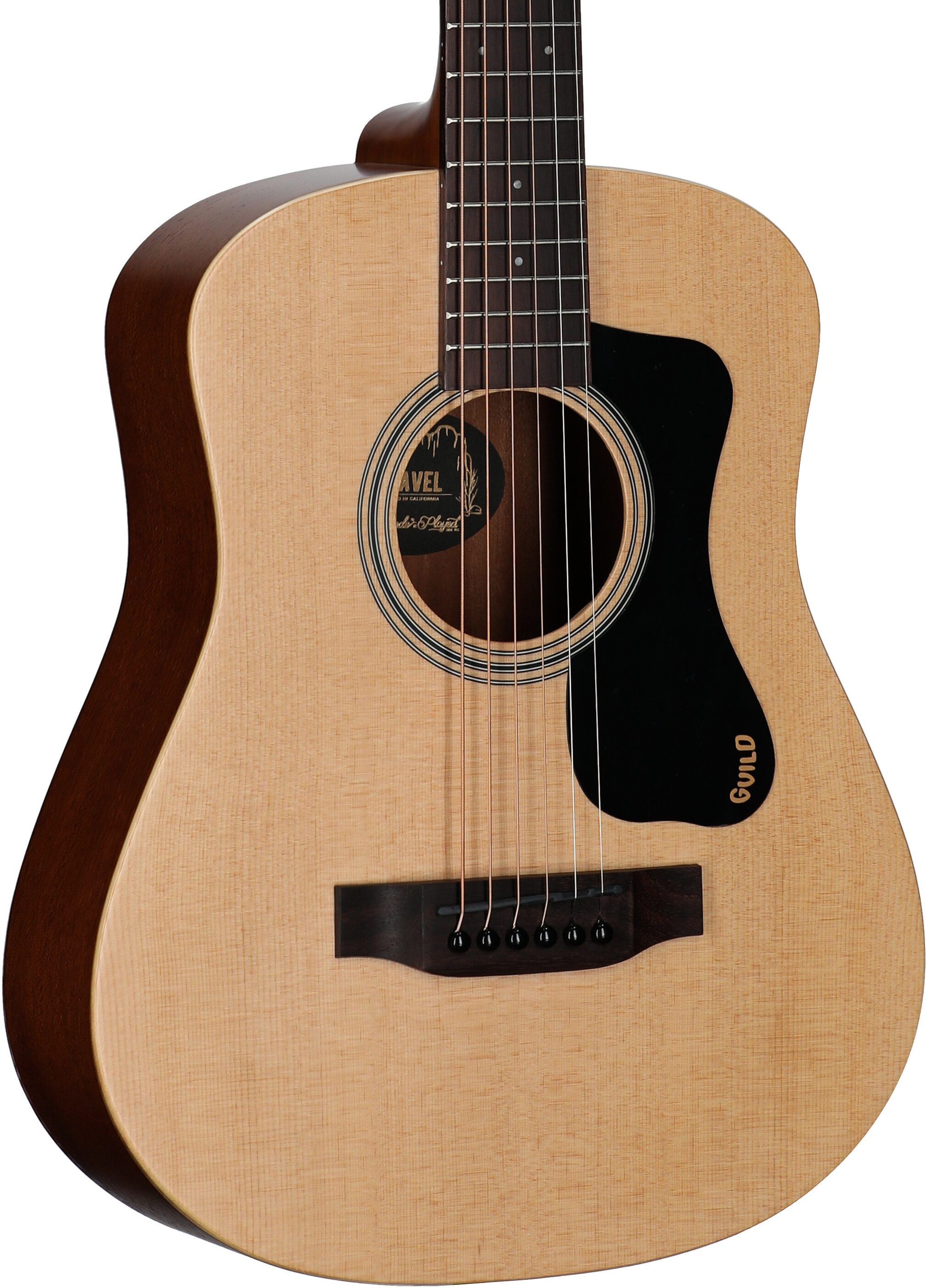 Guild Travel Spruce Travel Acoustic Guitar (with Gig Bag)