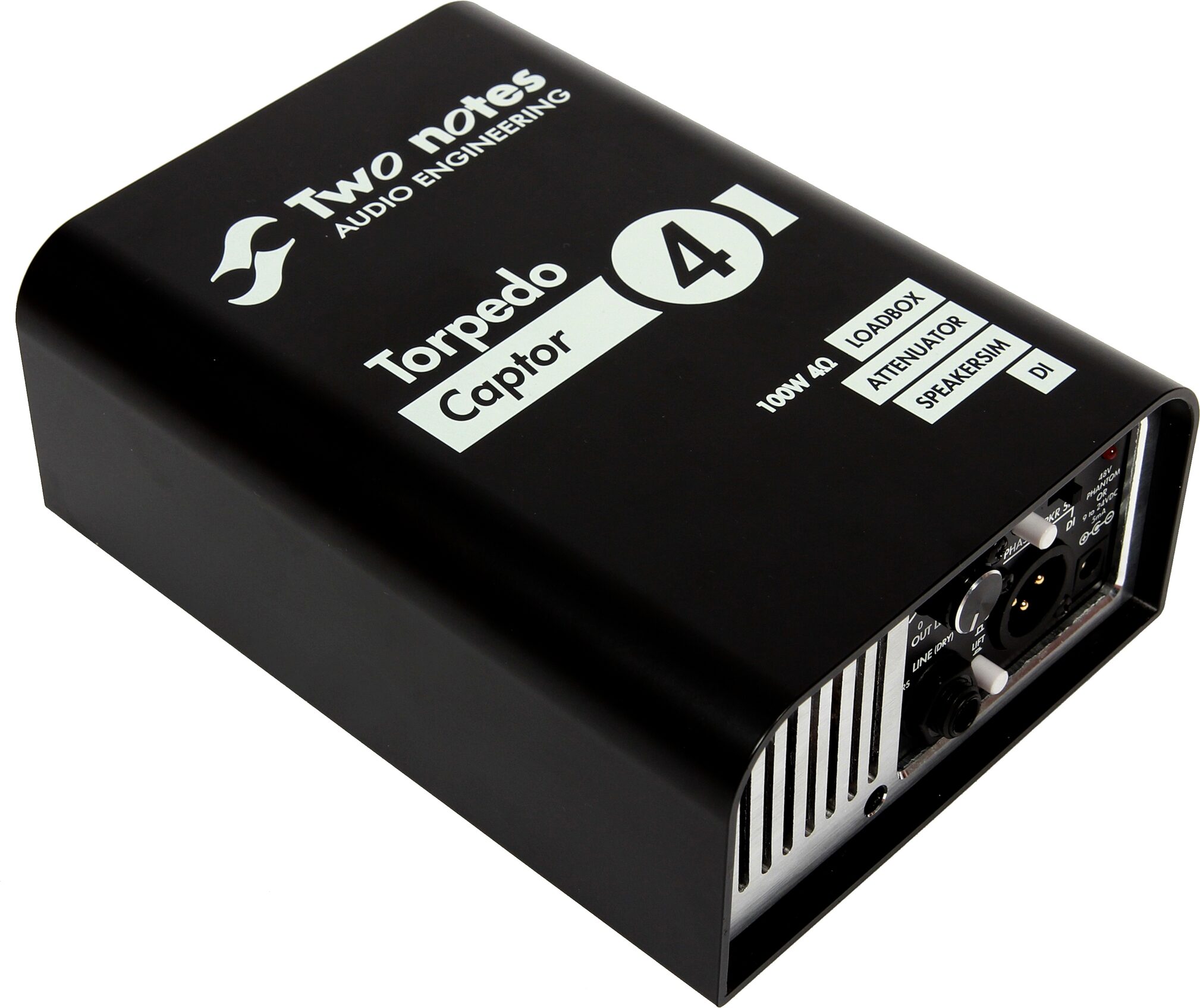 Two Notes Torpedo Captor Compact Reactive Load Box, DI, and Attenuator