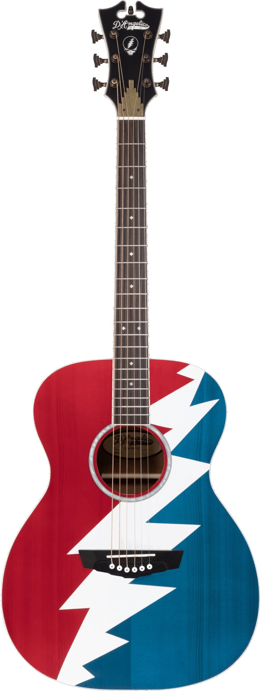 D'Angelico Grateful Dead Tammany OM Acoustic Guitar 2 D'Angelico Grateful Dead Tammany OM Acoustic Guitar