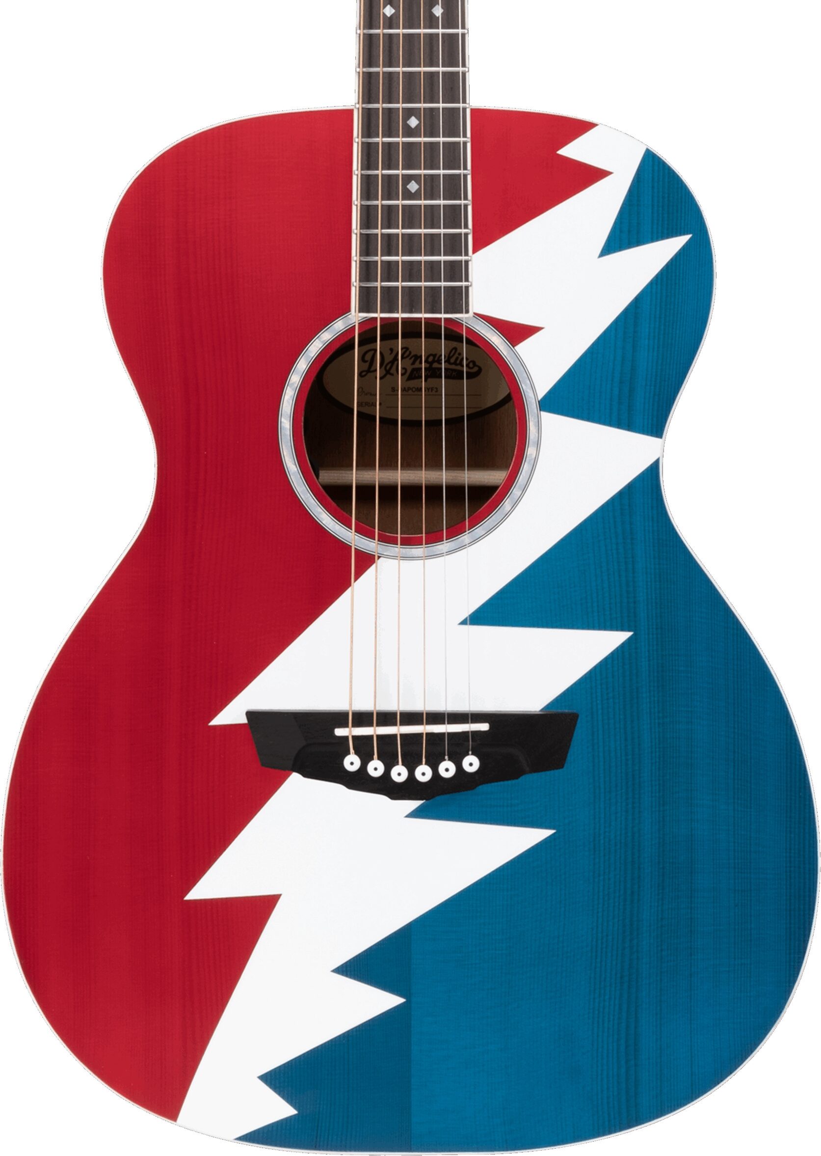 D'Angelico Grateful Dead Tammany OM Acoustic Guitar 1 D'Angelico Grateful Dead Tammany OM Acoustic Guitar