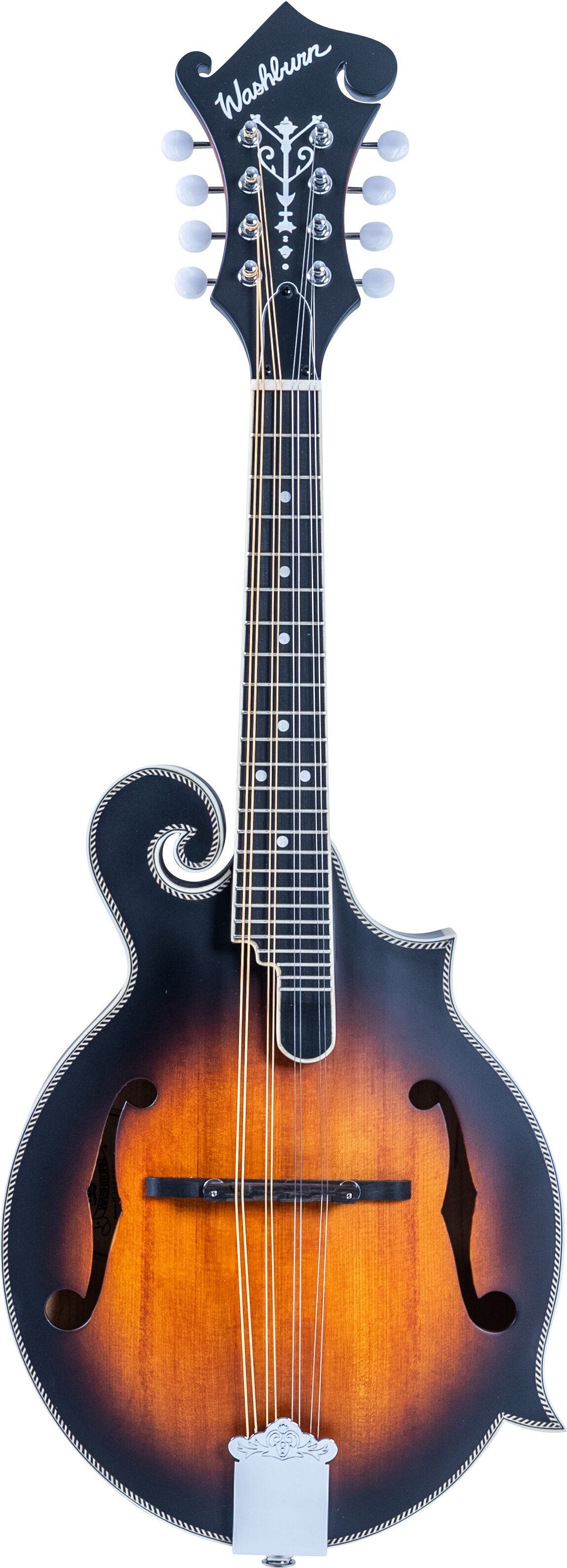 Washburn M3SEBRK F-Style Mandolin (with Gig Bag) 2 Washburn M3SEBRK F-Style Mandolin (with Gig Bag)