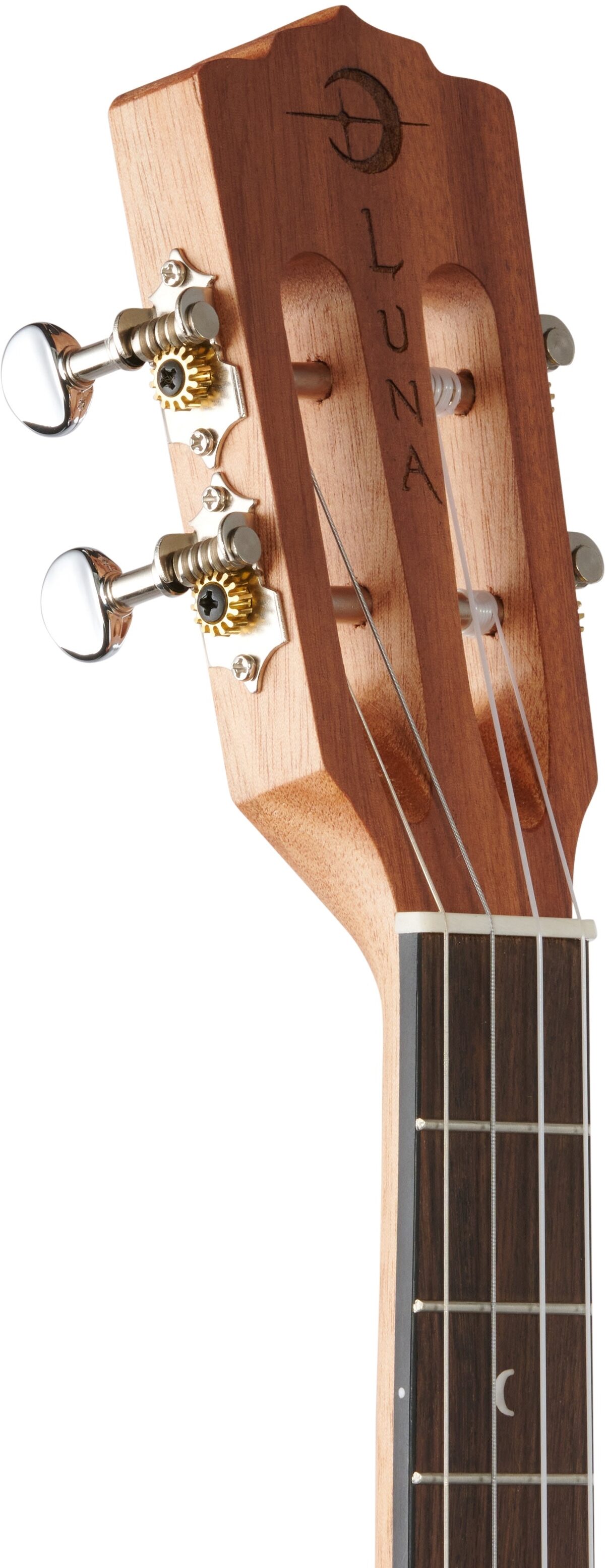 Luna Henna Dragon Mahogany Baritone Acoustic-Electric Ukulele (with Gig Bag) 5 Luna Henna Dragon Mahogany Baritone Acoustic-Electric Ukulele (with Gig Bag)