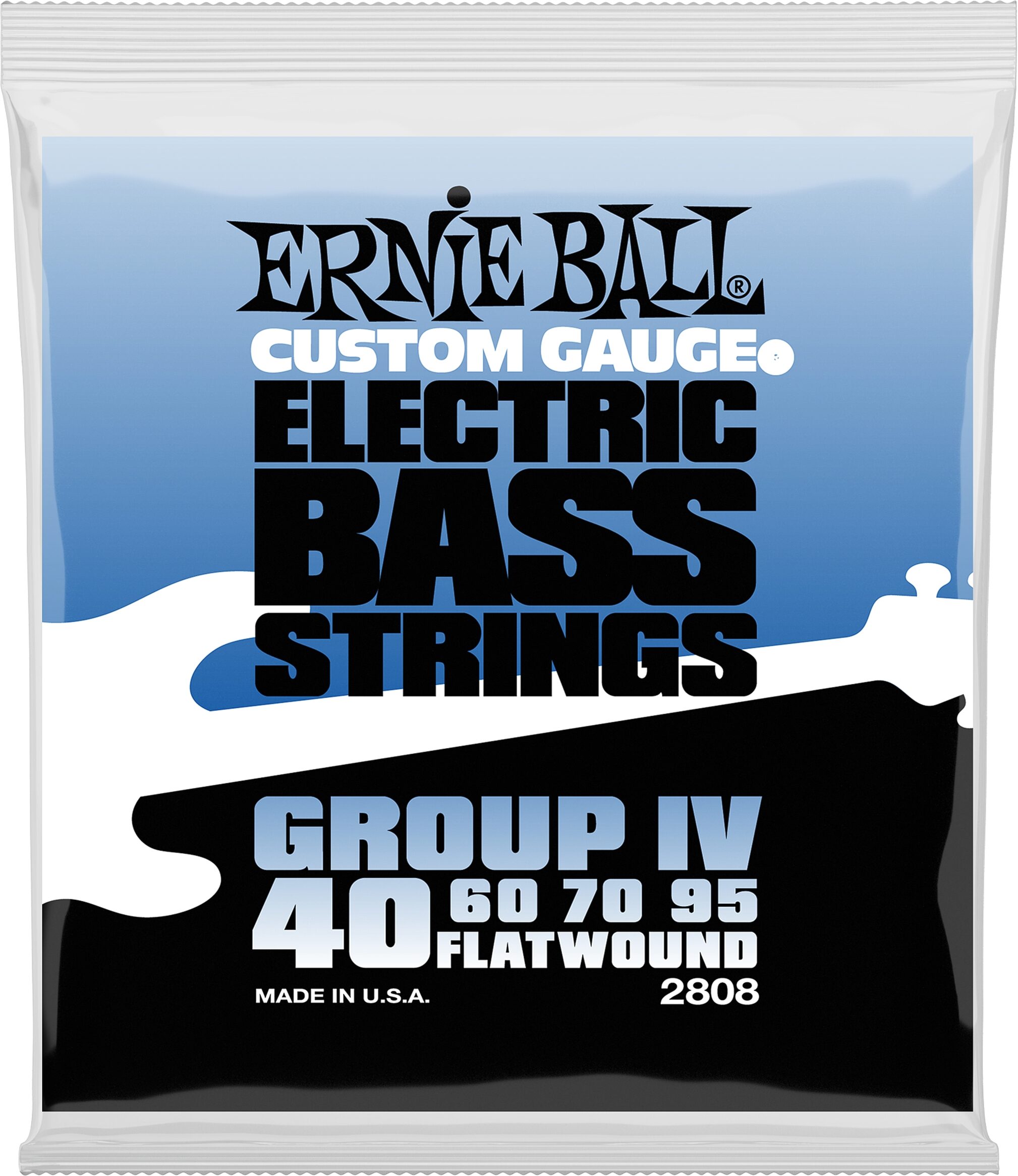 Ernie Ball P02808 Flatwound Group IV Electric Bass Strings (40-95)