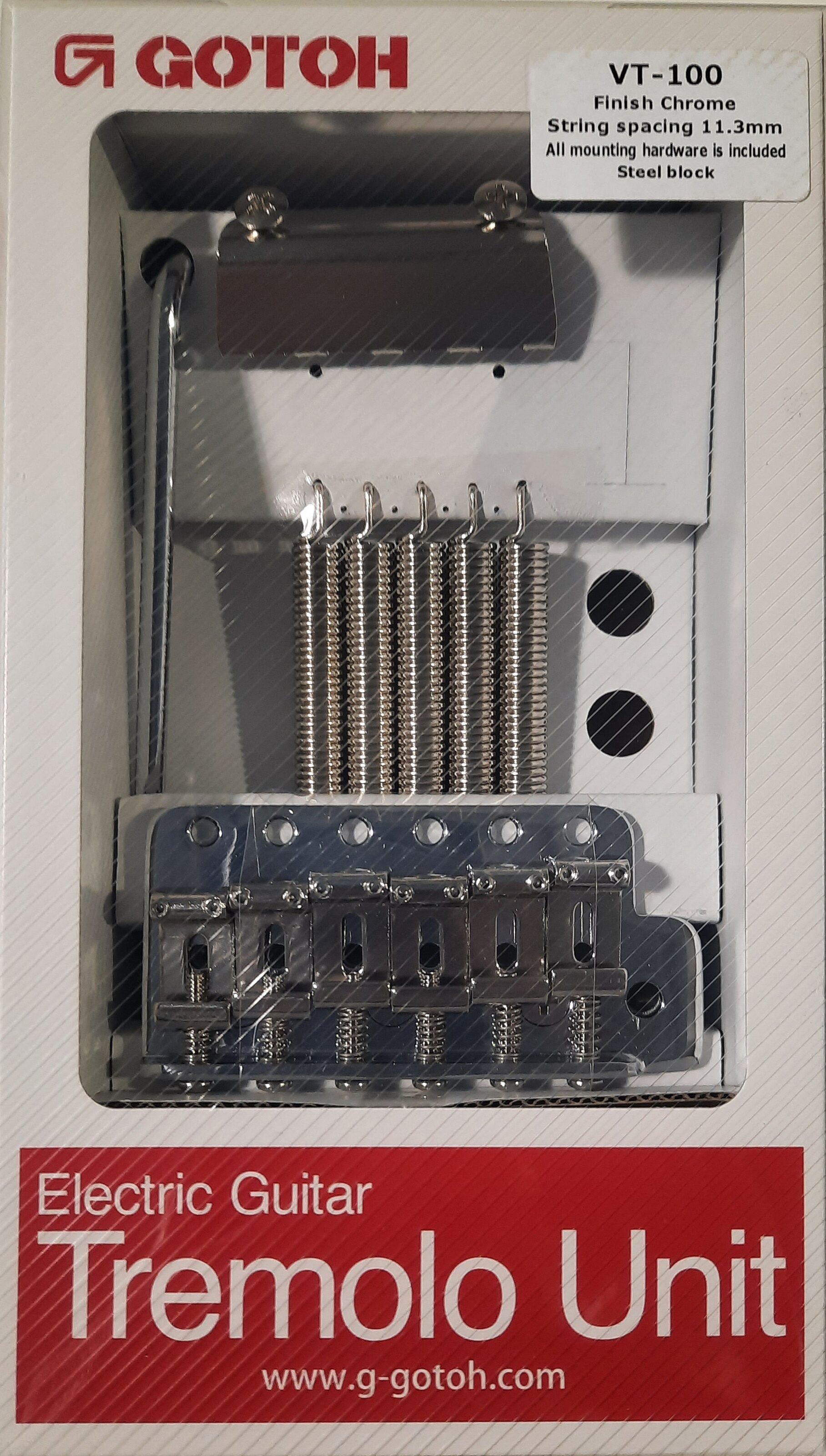 Gotoh VT100 Vintage Style Tremolo with Steel Block 2 Gotoh VT100 Vintage Style Tremolo with Steel Block