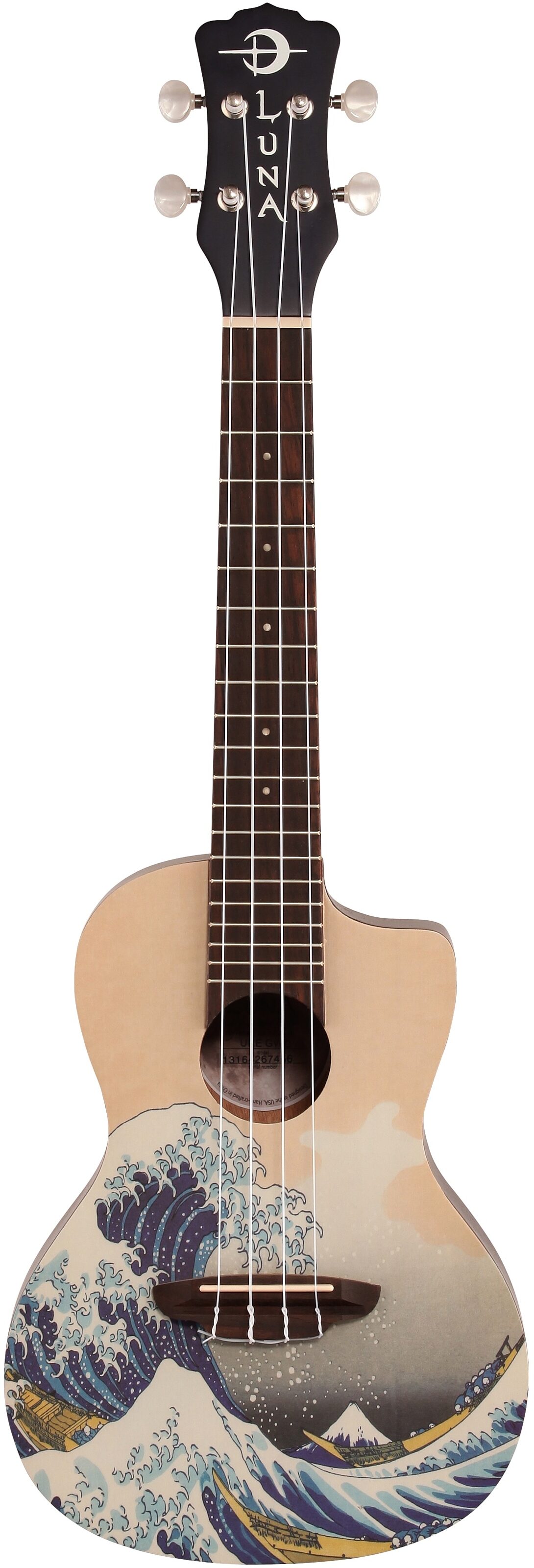 Luna UKEGWC Great Wave Concert Ukulele with Gig Bag 2 Luna UKEGWC Great Wave Concert Ukulele with Gig Bag