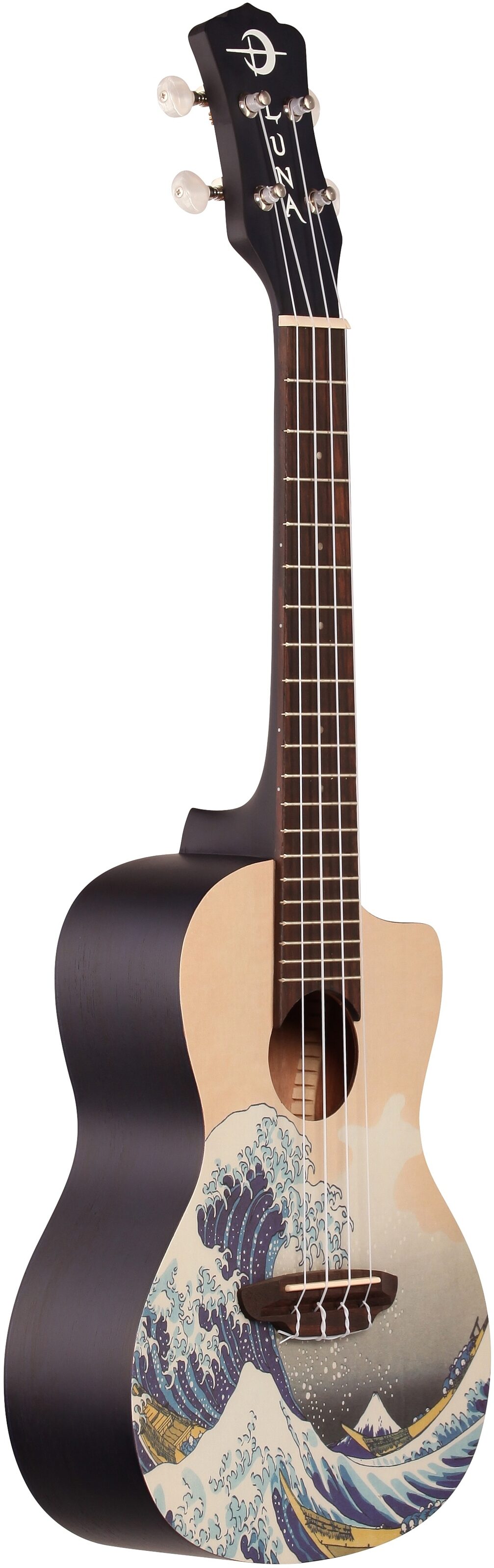 Luna UKEGWC Great Wave Concert Ukulele with Gig Bag 6 Luna UKEGWC Great Wave Concert Ukulele with Gig Bag