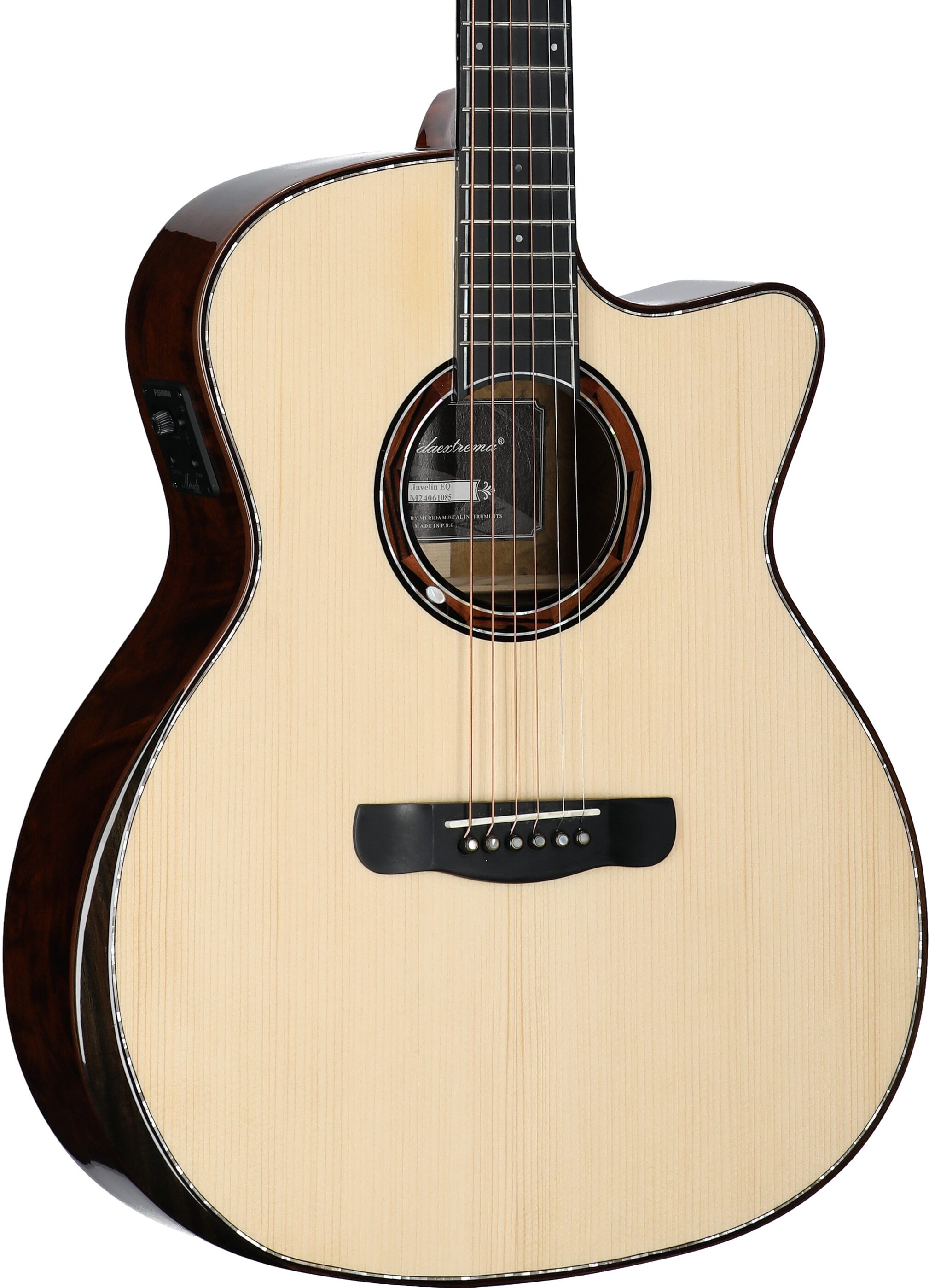 Merida Javelin Grand Auditorium Acoustic-Electric Guitar (with Gig Bag) 1 Merida Javelin Grand Auditorium Acoustic-Electric Guitar (with Gig Bag)