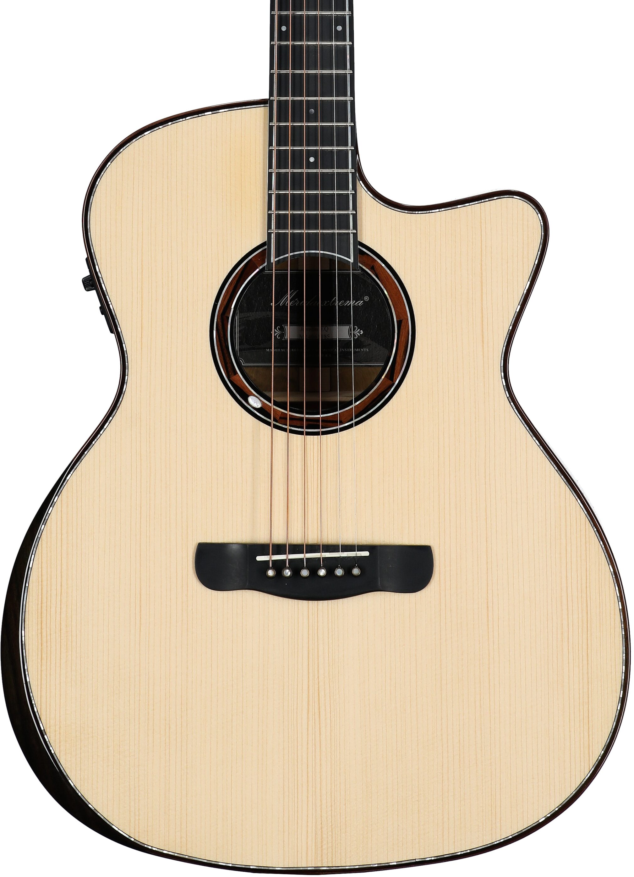 Merida Javelin Grand Auditorium Acoustic-Electric Guitar (with Gig Bag) 5 Merida Javelin Grand Auditorium Acoustic-Electric Guitar (with Gig Bag)