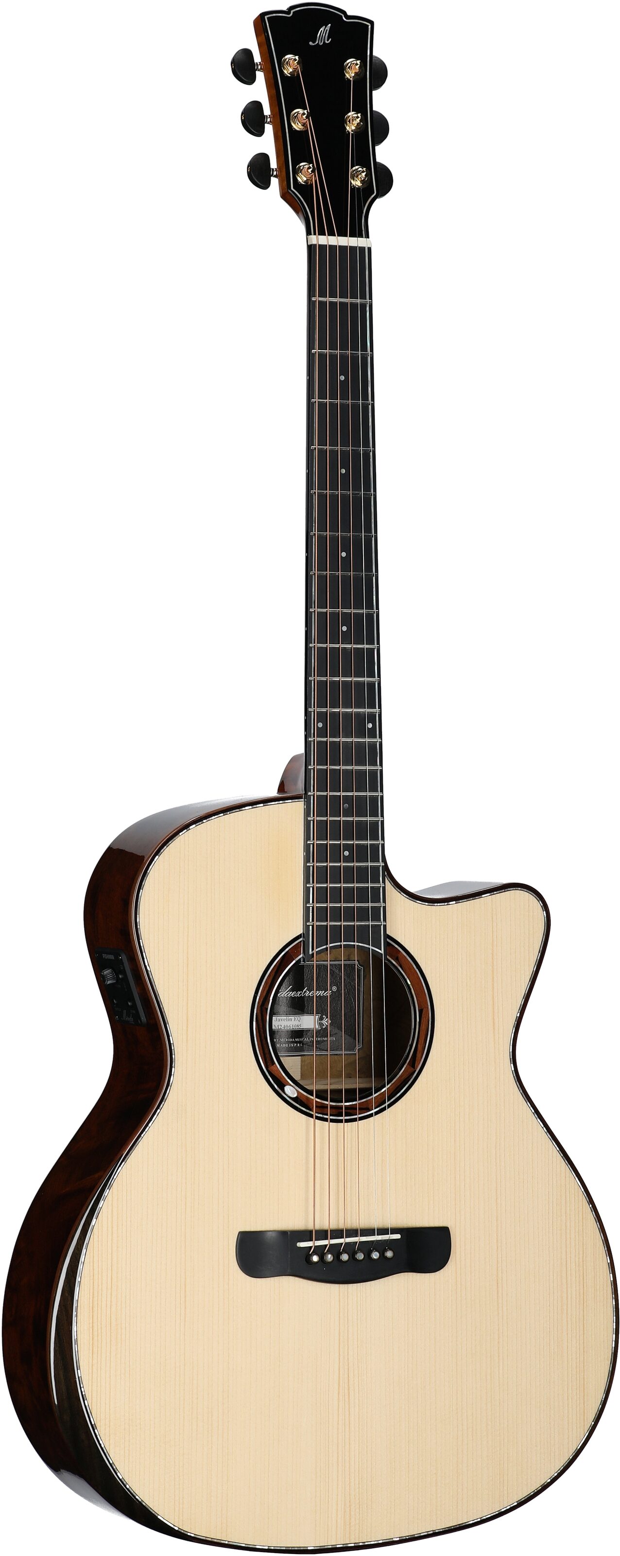 Merida Javelin Grand Auditorium Acoustic-Electric Guitar (with Gig Bag) 6 Merida Javelin Grand Auditorium Acoustic-Electric Guitar (with Gig Bag)