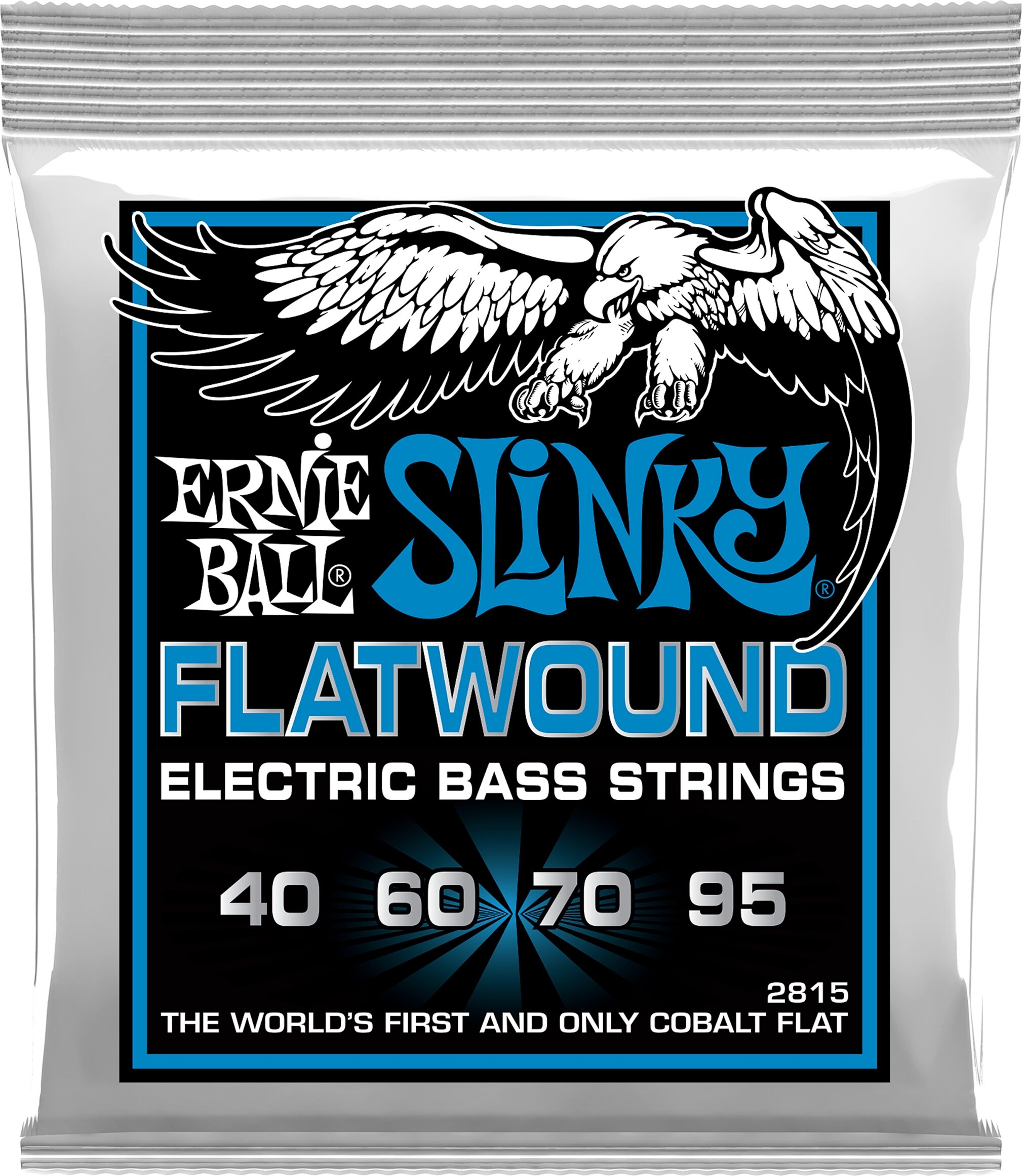 Ernie Ball P02815 Extra Slinky Flatwound Bass Strings (40-95)