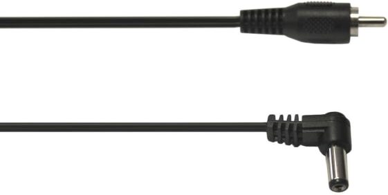 Cioks TP1 80cm DC Power RCA to 2.1mm L Center Negative 1 Cioks TP1 80cm DC Power RCA to 2.1mm L Center Negative