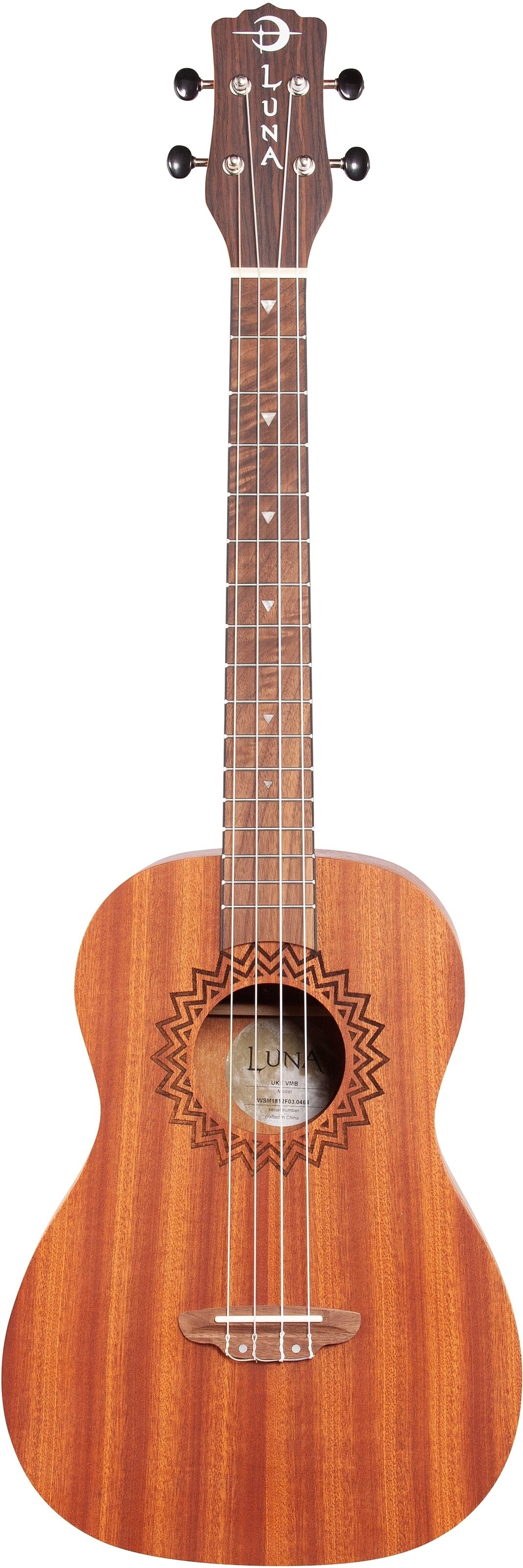 Luna Vintage Mahogany Baritone Ukulele 2 Luna Vintage Mahogany Baritone Ukulele