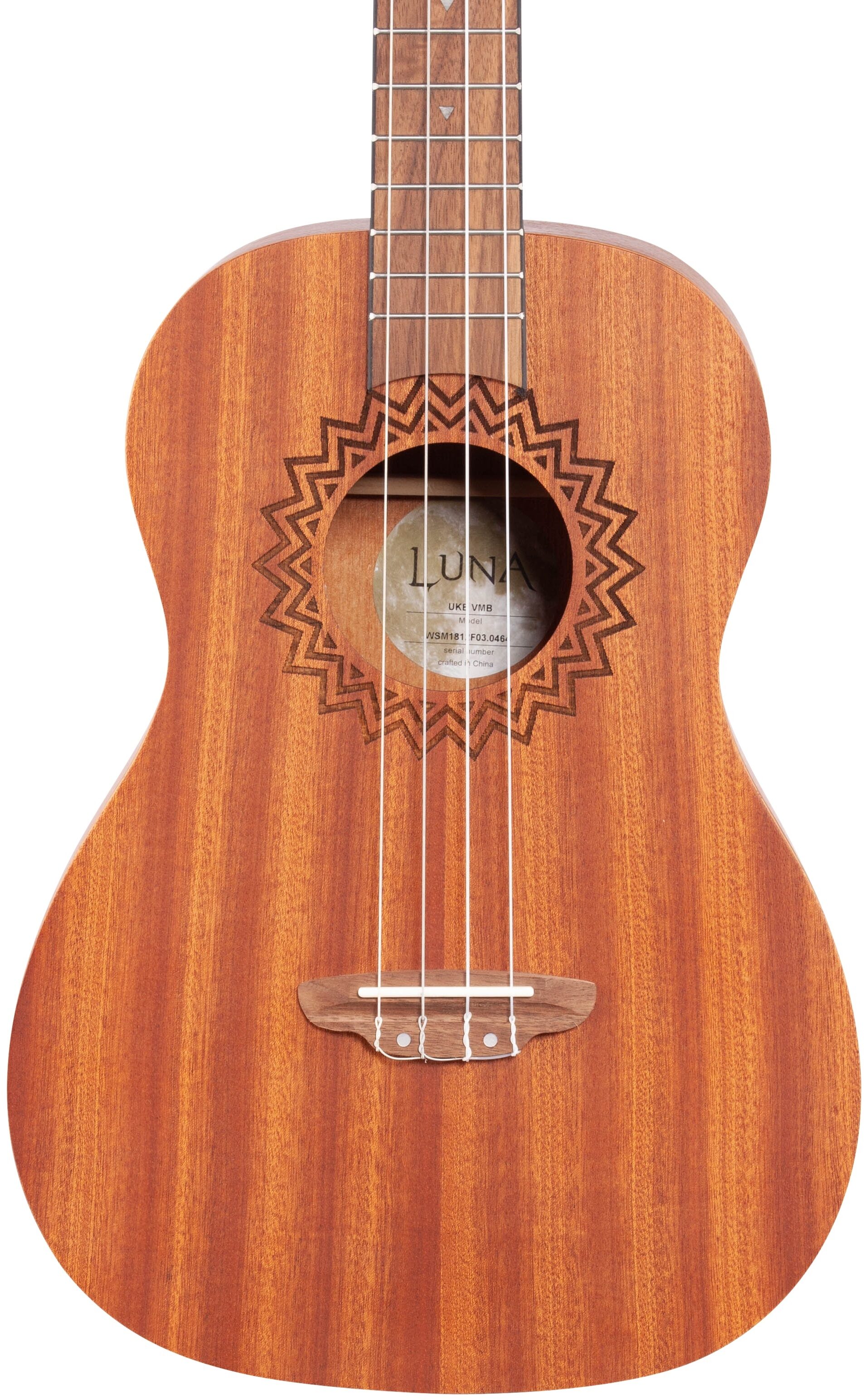 Luna Vintage Mahogany Baritone Ukulele