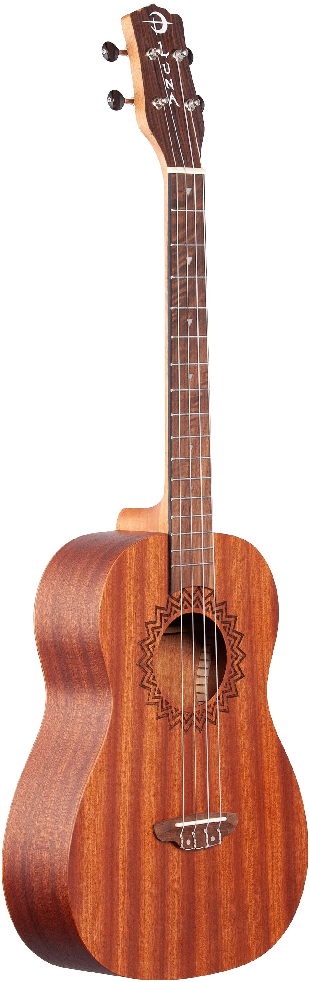 Luna Vintage Mahogany Baritone Ukulele 6 Luna Vintage Mahogany Baritone Ukulele