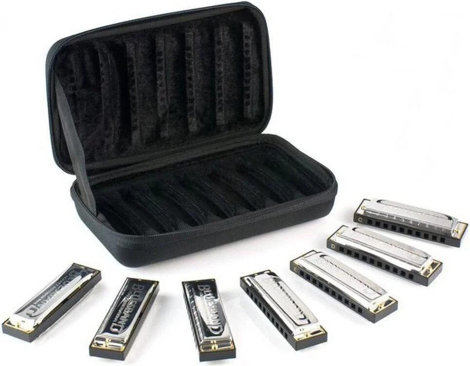 Hohner Blues Band 7-Key Harmonica Set 1 Hohner Blues Band 7-Key Harmonica Set