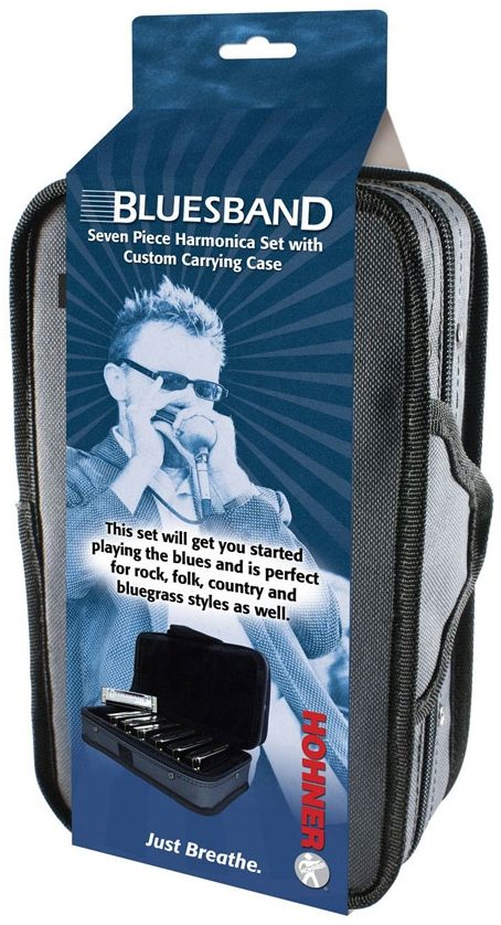 Hohner Blues Band 7-Key Harmonica Set 3 Hohner Blues Band 7-Key Harmonica Set