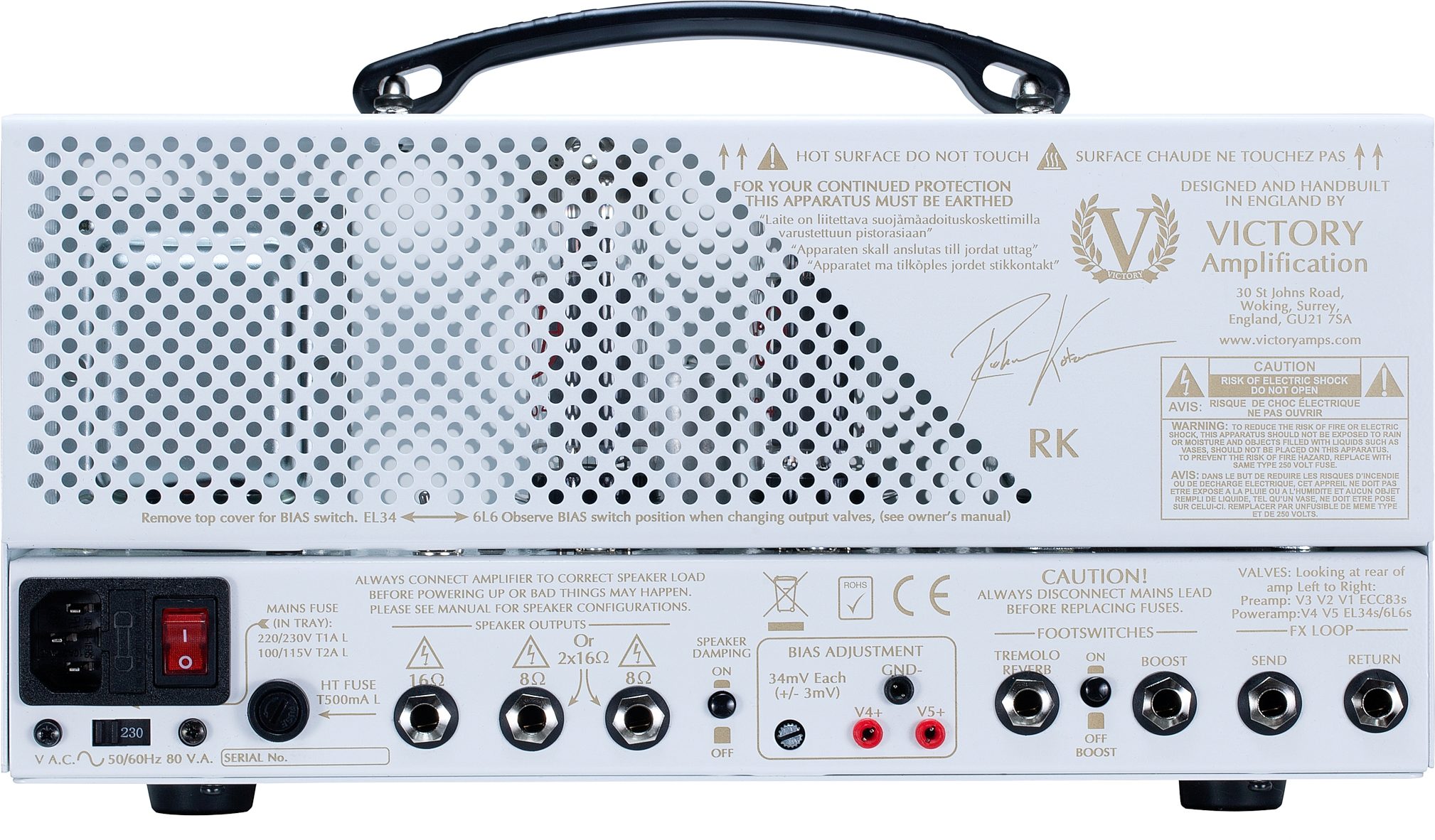 Victory RK50 Richie Kotzen Signature Guitar Amplifier Head (50 Watts) 2 Victory RK50 Richie Kotzen Signature Guitar Amplifier Head (50 Watts)