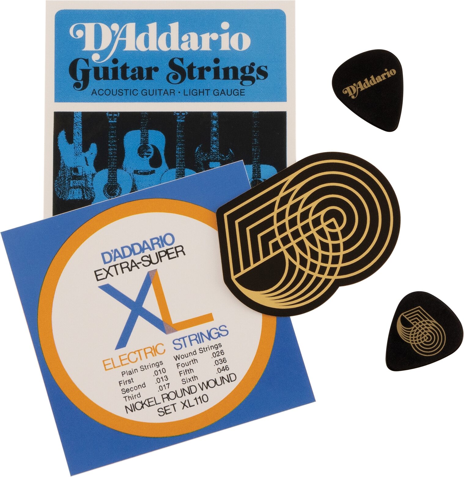 D'Addario 50th Anniversary String Bundle 4 D'Addario 50th Anniversary String Bundle