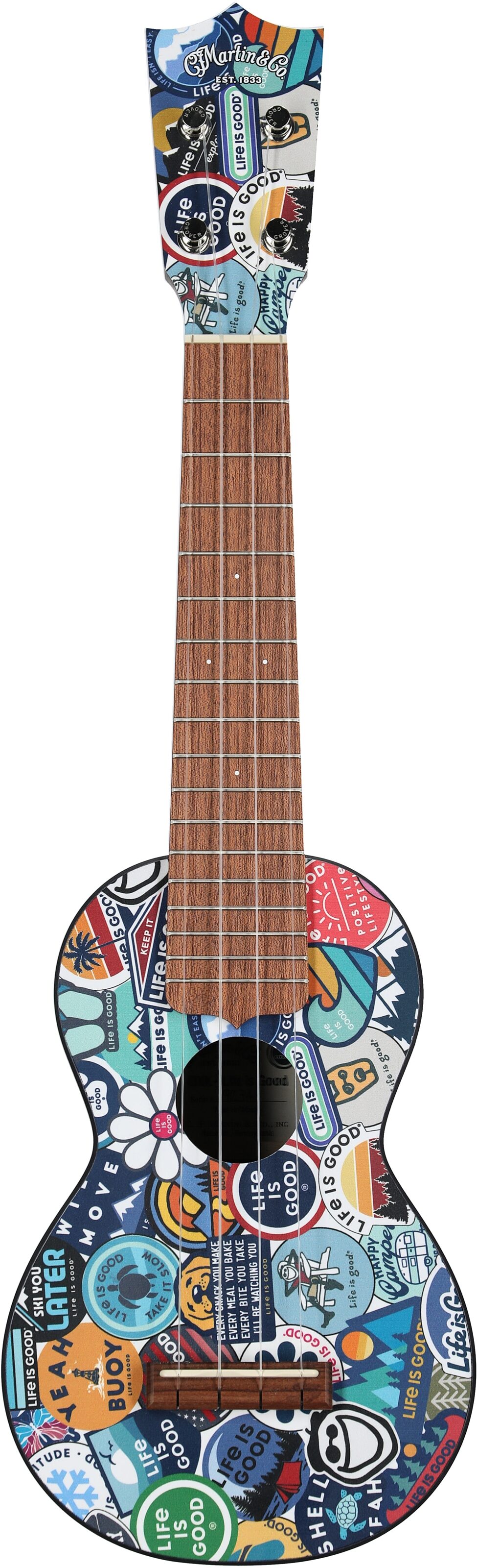 Martin 0XK Life is Good Ukulele (with Gig Bag)