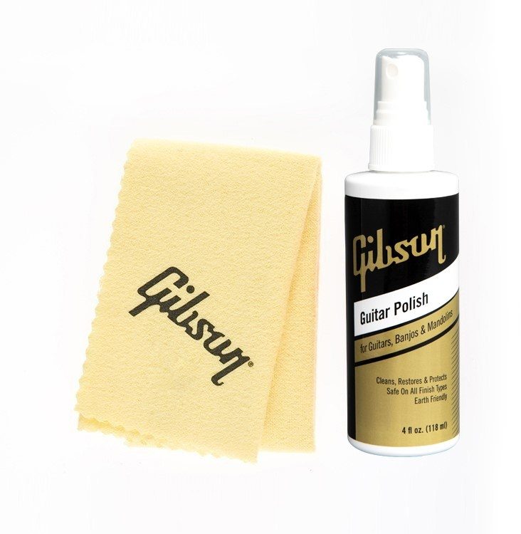 Gibson Guitar Pump Polish and Cloth Combo Pack 1 Gibson Guitar Pump Polish and Cloth Combo Pack