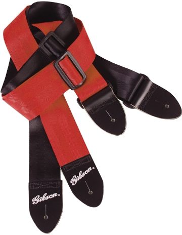 Gibson Regular Nylon Safety Guitar Strap (2") 1 Gibson Regular Nylon Safety Guitar Strap (2")