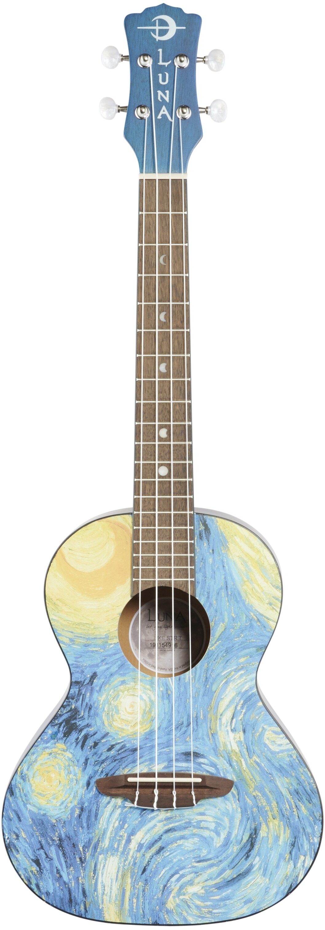 Luna Starry Night Tenor Ukulele (with Gig Bag) 2 Luna Starry Night Tenor Ukulele (with Gig Bag)