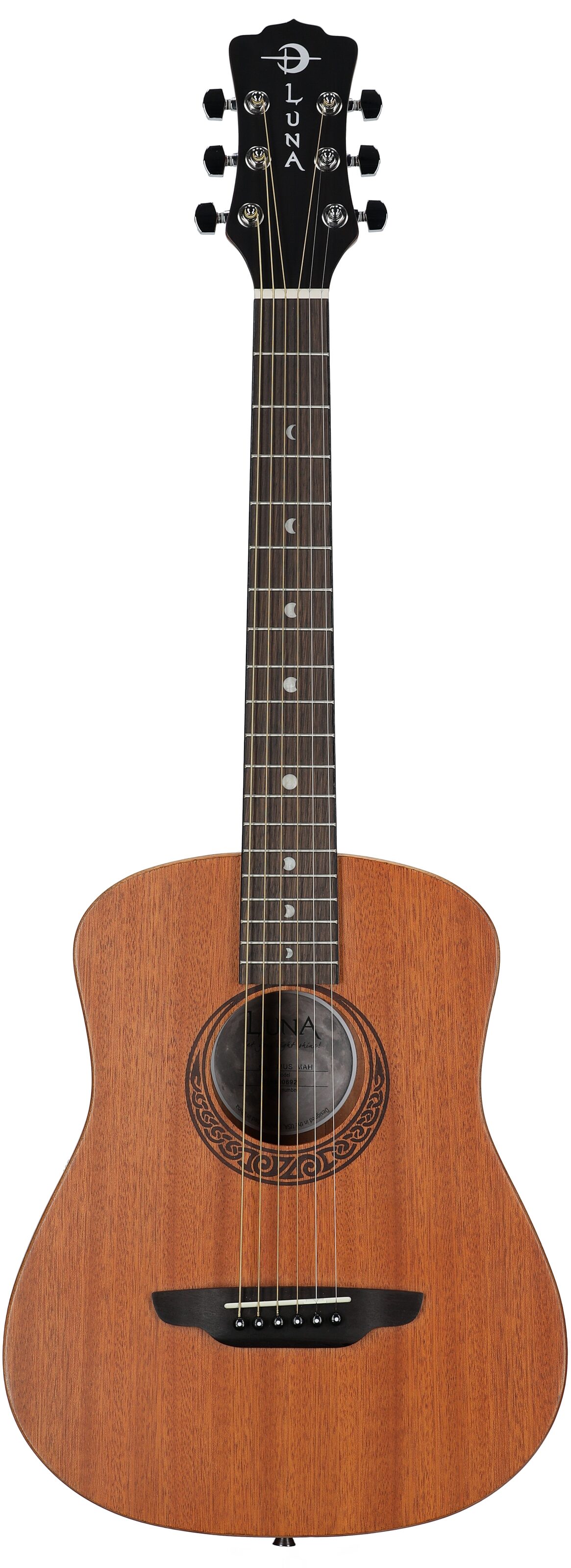 Luna Muse Series Safari 3/4-Size Acoustic Guitar (with Gig Bag) 2 Luna Muse Series Safari 3/4-Size Acoustic Guitar (with Gig Bag)