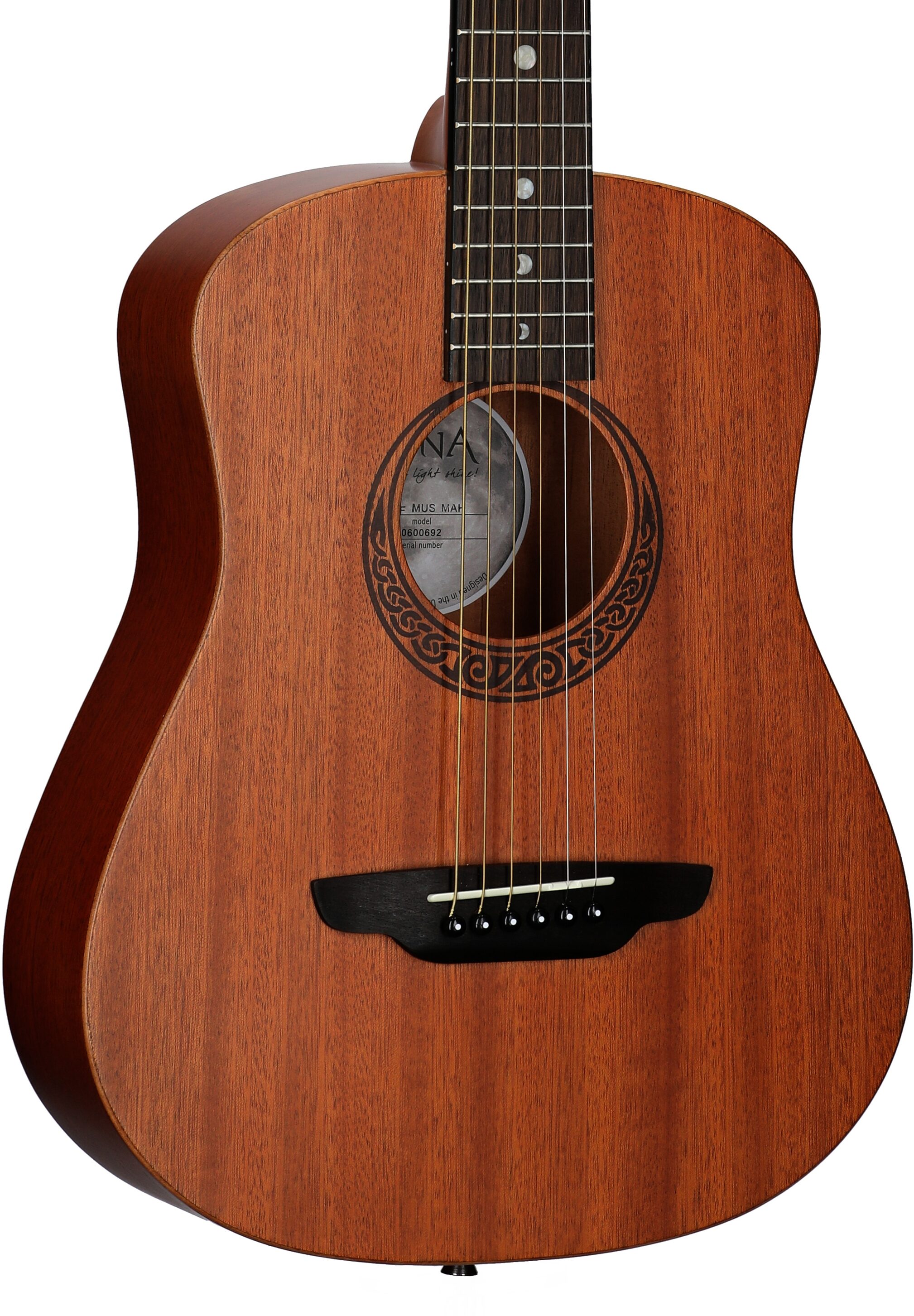 Luna Muse Series Safari 3/4-Size Acoustic Guitar (with Gig Bag)