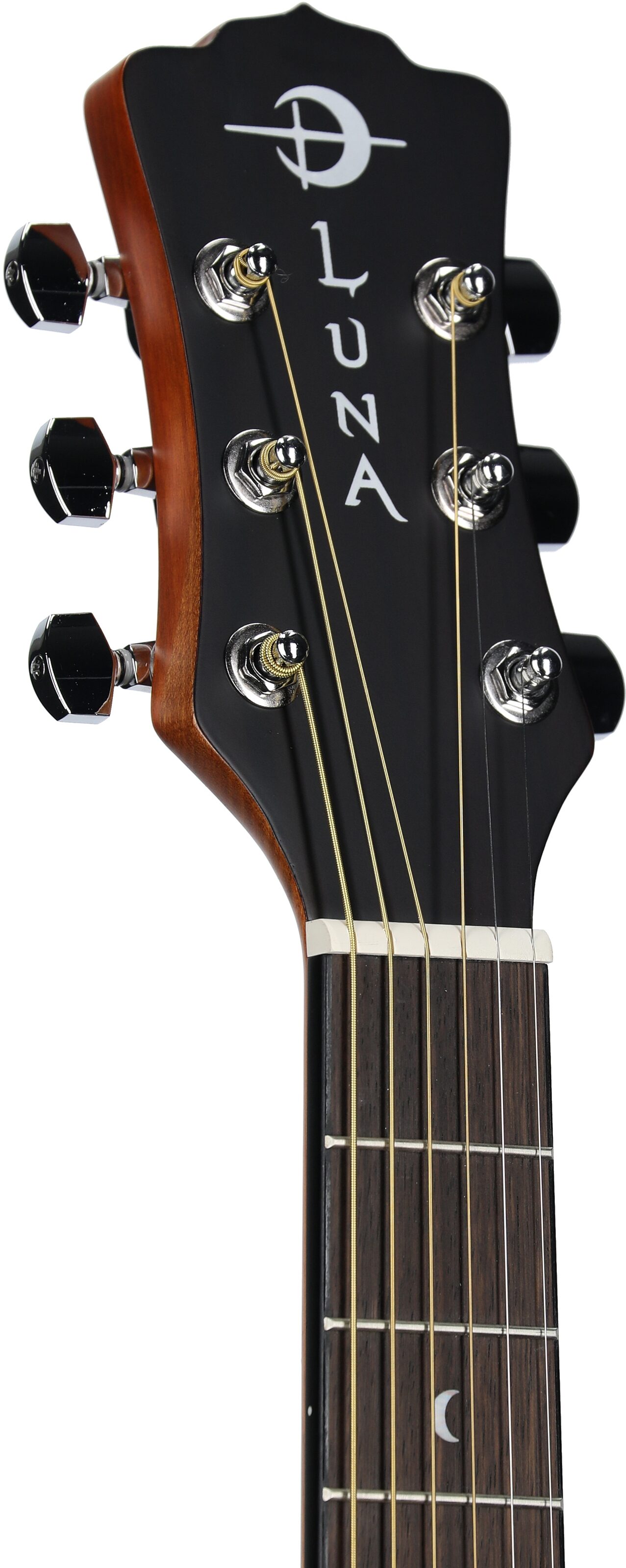 Luna Muse Series Safari 3/4-Size Acoustic Guitar (with Gig Bag) 4 Luna Muse Series Safari 3/4-Size Acoustic Guitar (with Gig Bag)