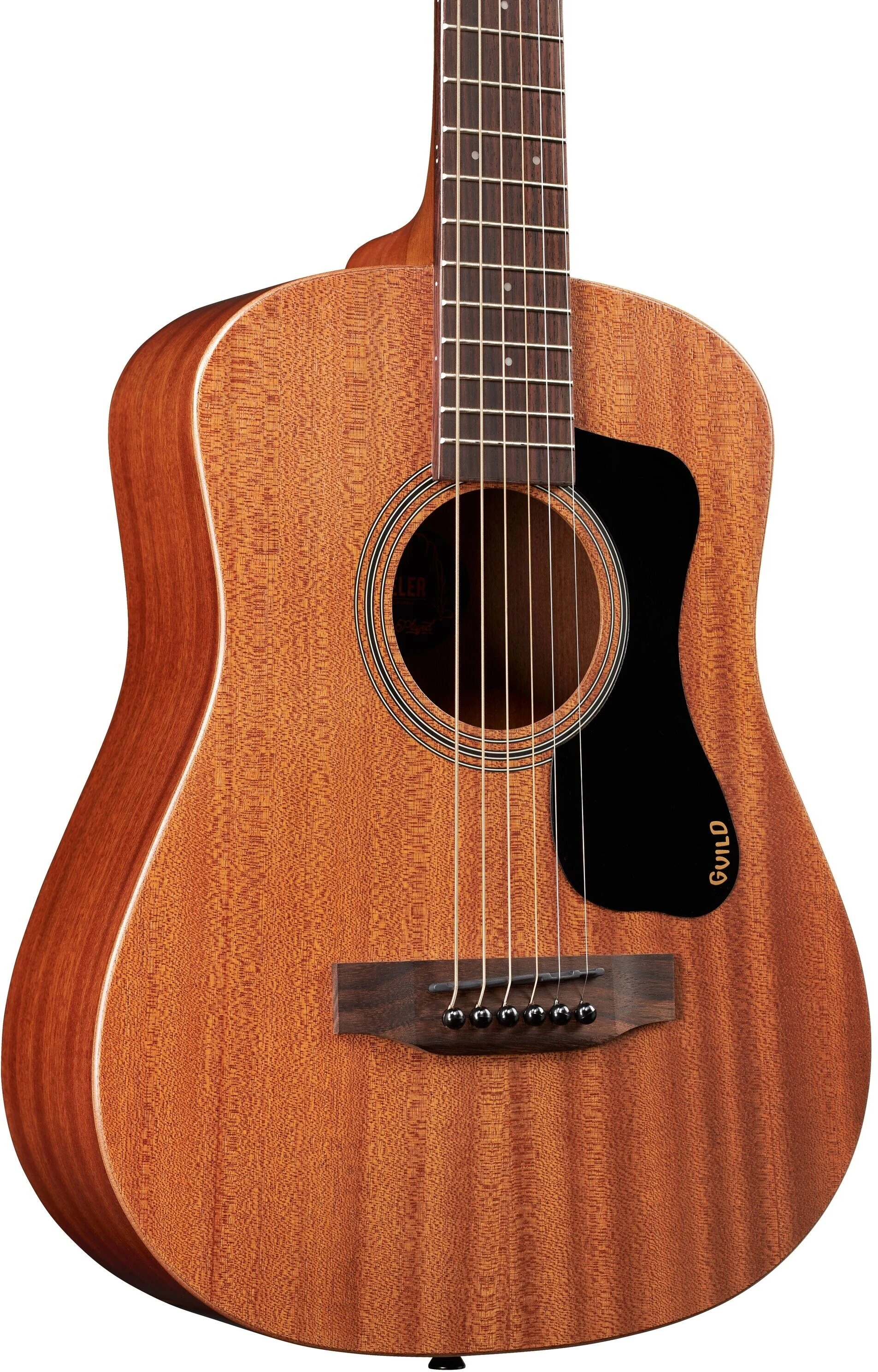 Guild Traveler Mini Dreadnought Mahogany Acoustic Guitar (with Gig Bag) 1 Guild Traveler Mini Dreadnought Mahogany Acoustic Guitar (with Gig Bag)