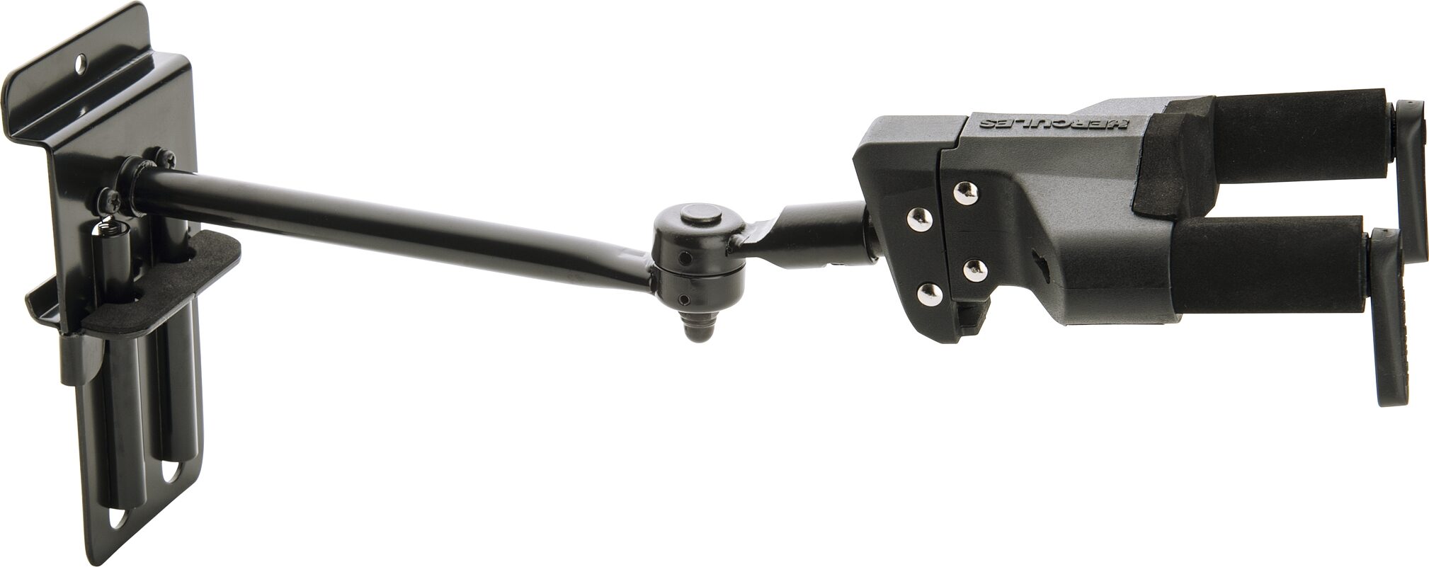 Hercules GSP50SB Plus Deluxe Guitar Hanger, Slat Wall Mount