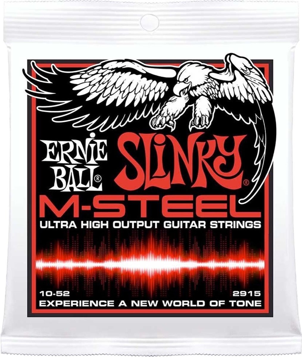 Ernie Ball Skinny Top Heavy Bottom Slinky M-Steel Electric Guitar Strings 1 Ernie Ball Skinny Top Heavy Bottom Slinky M-Steel Electric Guitar Strings