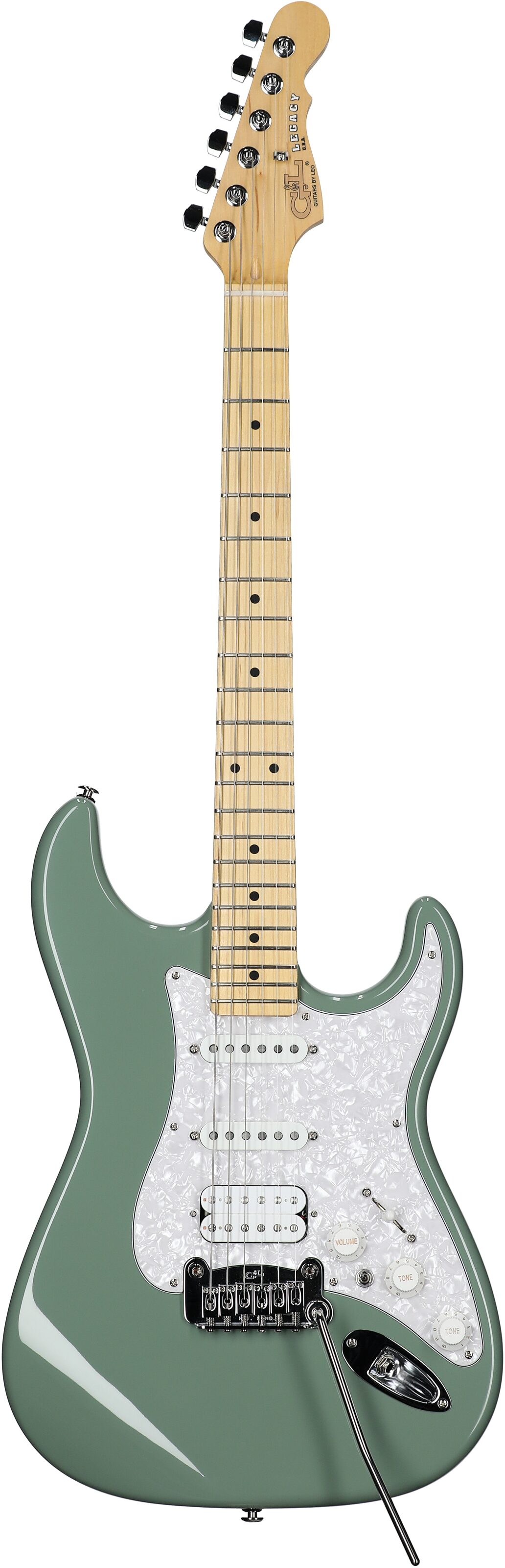 G&L Fullerton Deluxe Legacy HSS Electric Guitar (with Gig Bag) 2 G&L Fullerton Deluxe Legacy HSS Electric Guitar (with Gig Bag)