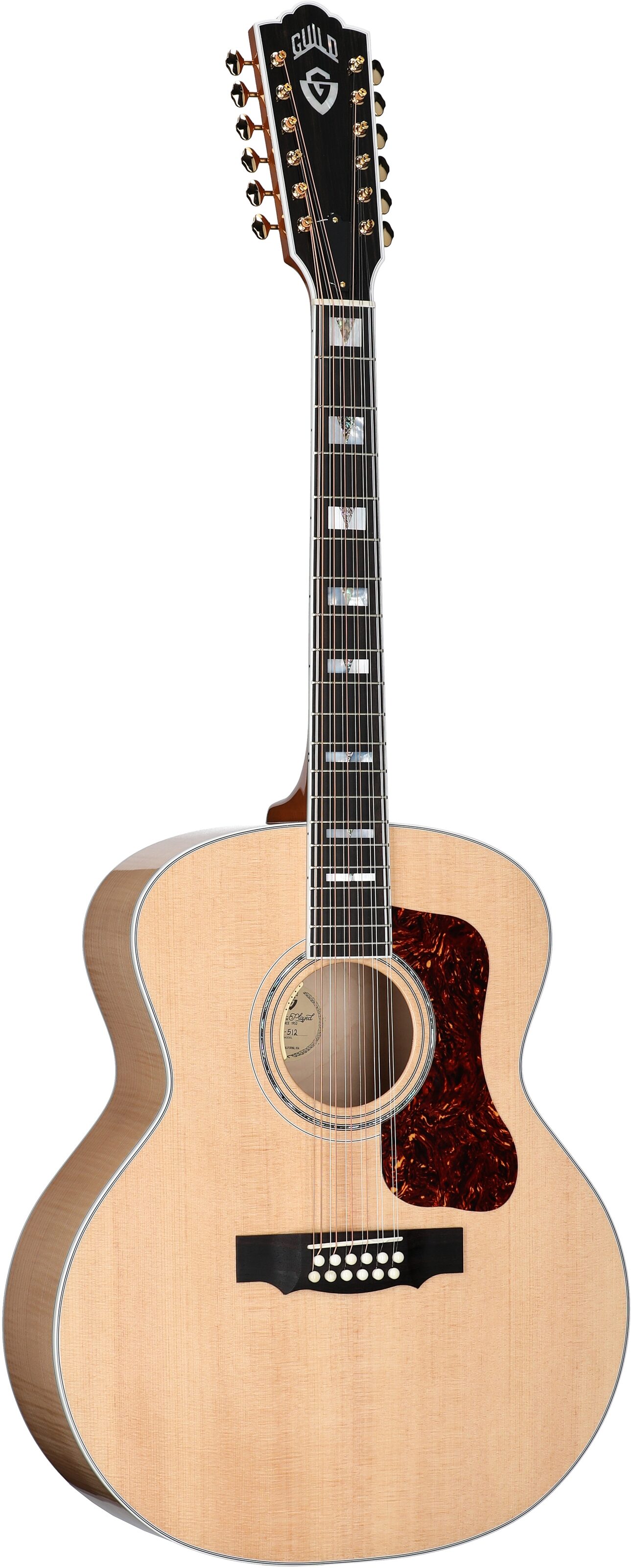 Guild F-512E Jumbo Maple Acoustic-Electric Guitar, 12-String (with Case) 6 Guild F-512E Jumbo Maple Acoustic-Electric Guitar, 12-String (with Case)