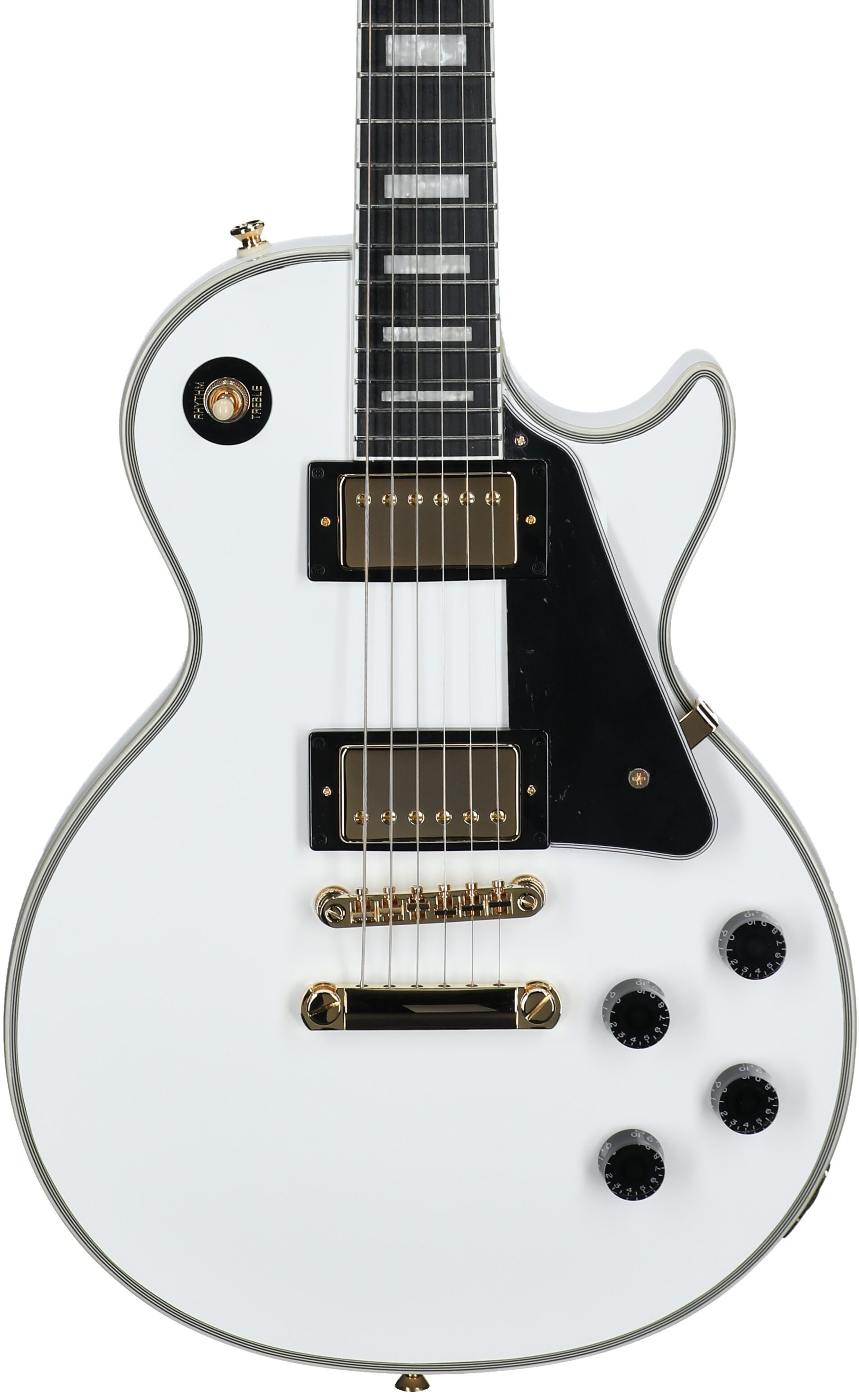 Epiphone Inspired by Gibson Les Paul Custom Electric Guitar 1 Epiphone Inspired by Gibson Les Paul Custom Electric Guitar
