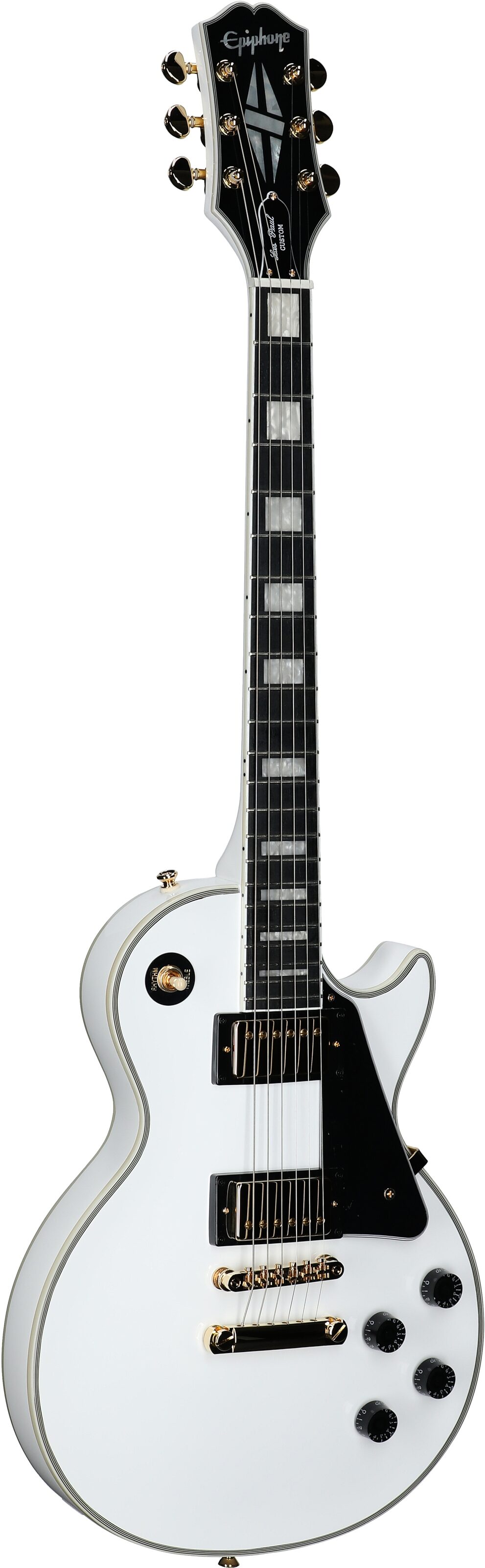 Epiphone Inspired by Gibson Les Paul Custom Electric Guitar 6 Epiphone Inspired by Gibson Les Paul Custom Electric Guitar