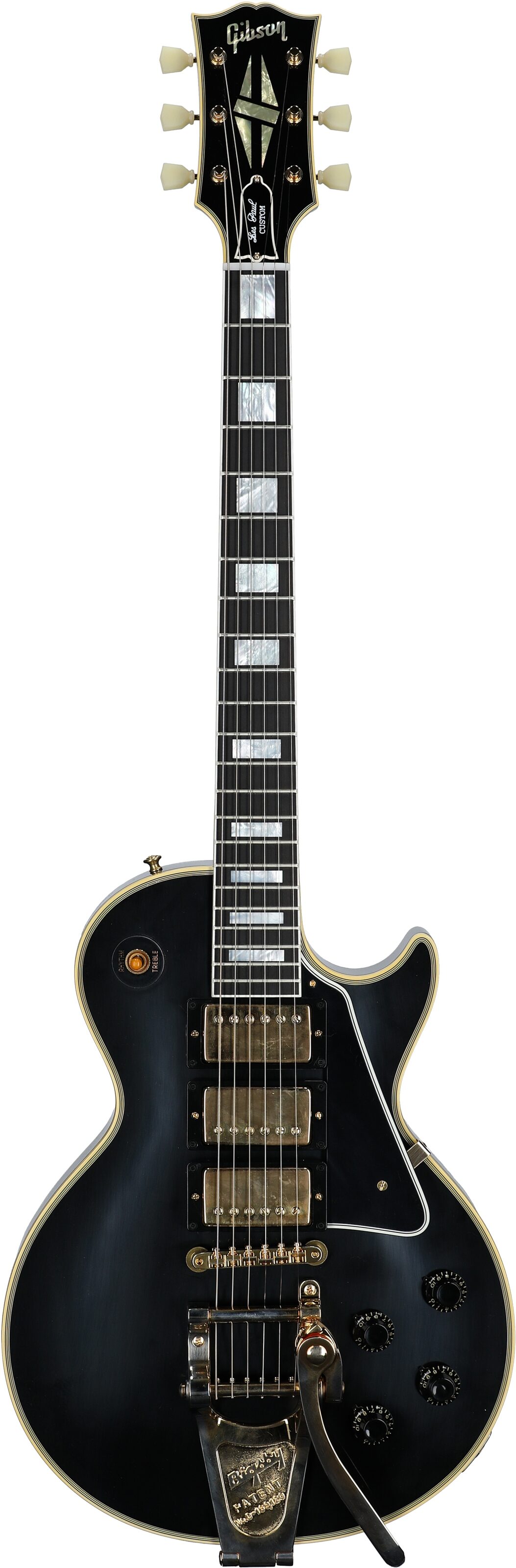 Gibson Custom '57 Les Paul Custom Black Beauty Electric Guitar (with Case) 2 Gibson Custom '57 Les Paul Custom Black Beauty Electric Guitar (with Case)