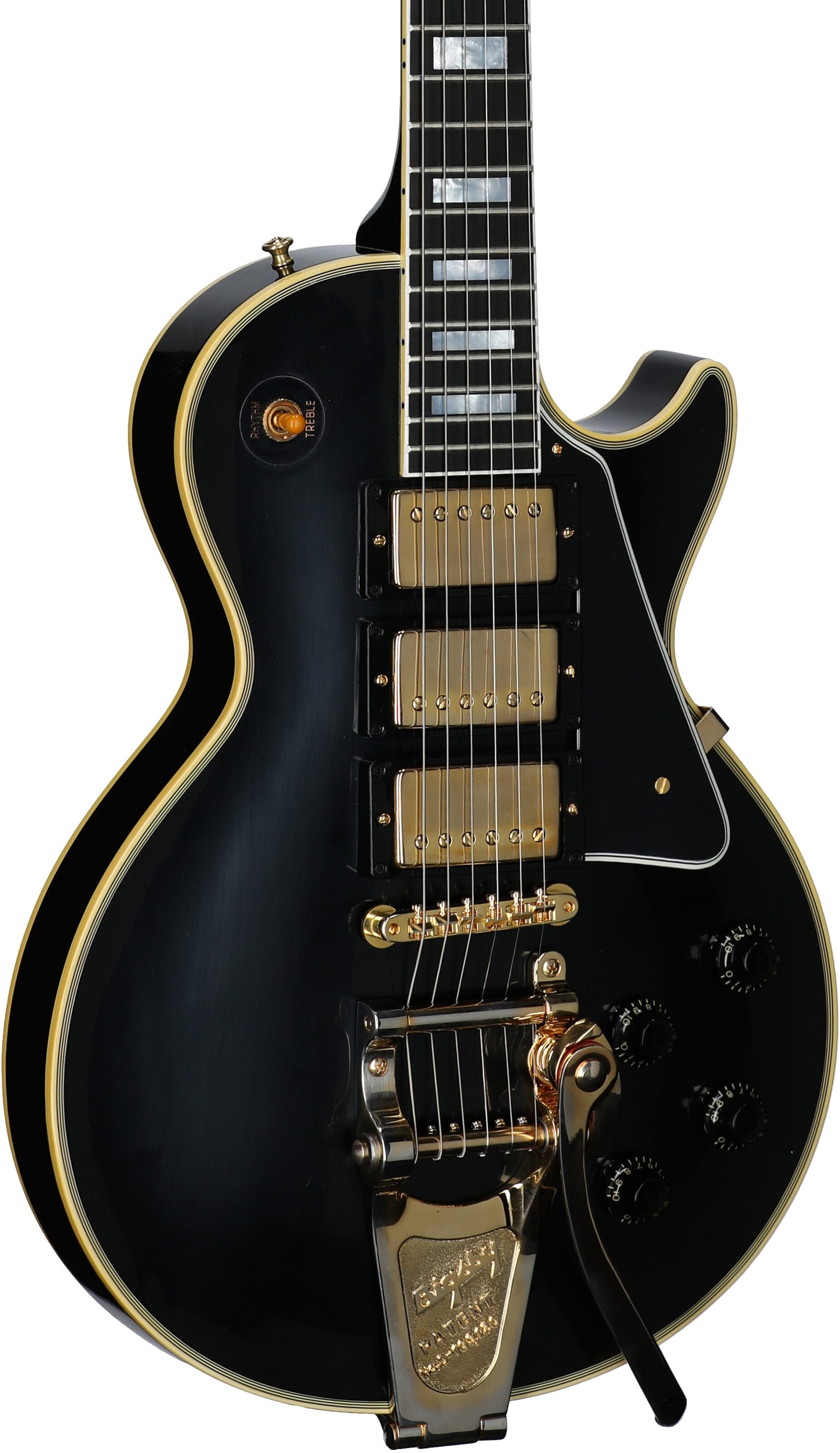 Gibson Custom '57 Les Paul Custom Black Beauty Electric Guitar (with Case) 3 Gibson Custom '57 Les Paul Custom Black Beauty Electric Guitar (with Case)