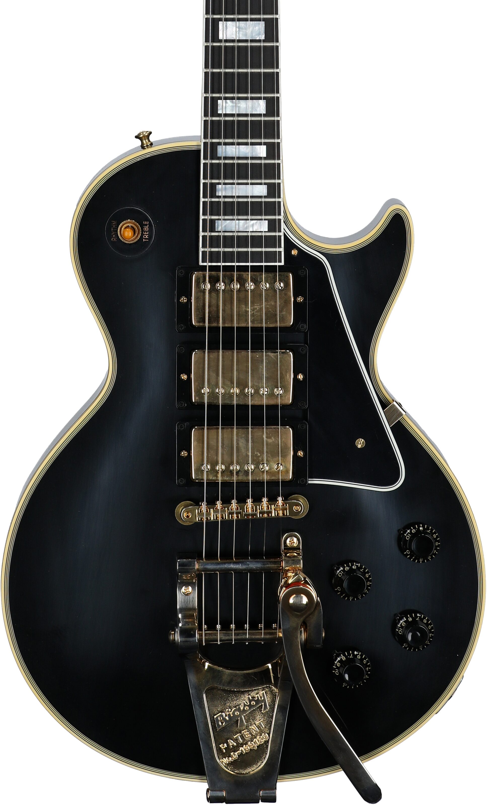 Gibson Custom '57 Les Paul Custom Black Beauty Electric Guitar (with Case) 1 Gibson Custom '57 Les Paul Custom Black Beauty Electric Guitar (with Case)