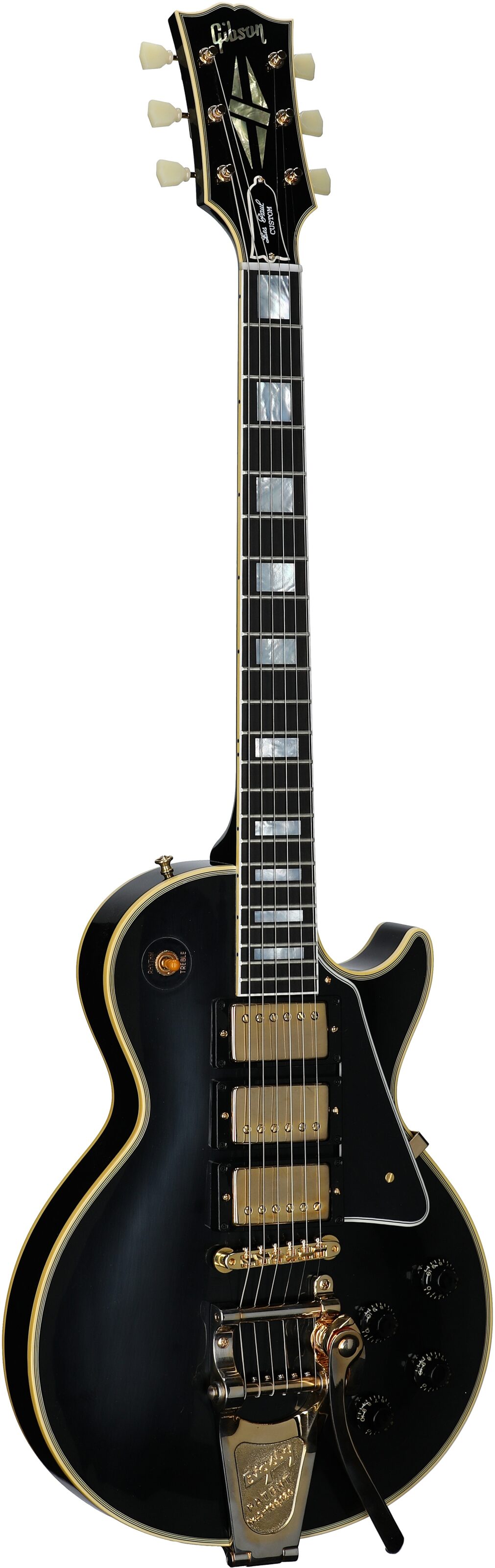 Gibson Custom '57 Les Paul Custom Black Beauty Electric Guitar (with Case) 6 Gibson Custom '57 Les Paul Custom Black Beauty Electric Guitar (with Case)