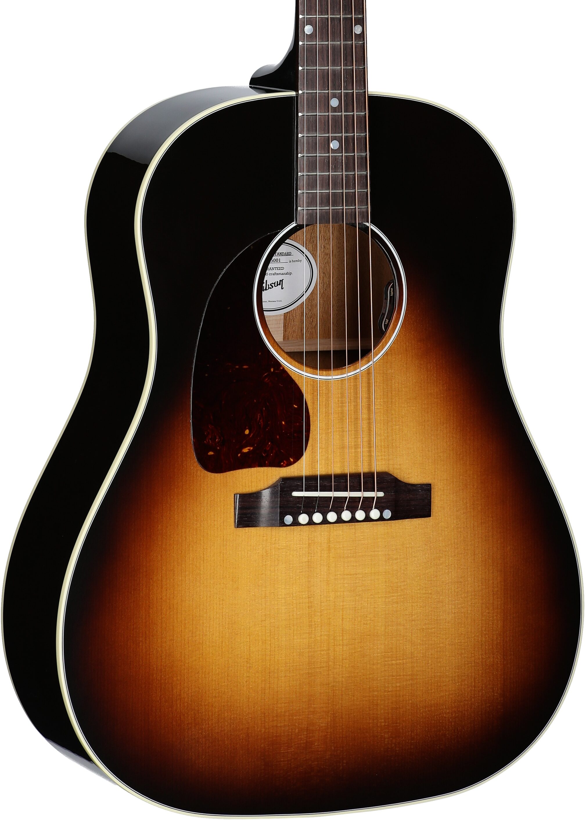 Gibson J-45 Standard Acoustic-Electric Guitar, Left Handed (with Case)