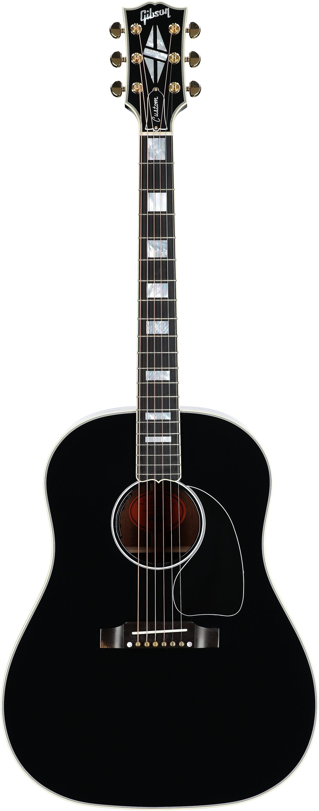 Gibson Custom J-45 Acoustic-Electric Guitar (with Case) 2 Gibson Custom J-45 Acoustic-Electric Guitar (with Case)